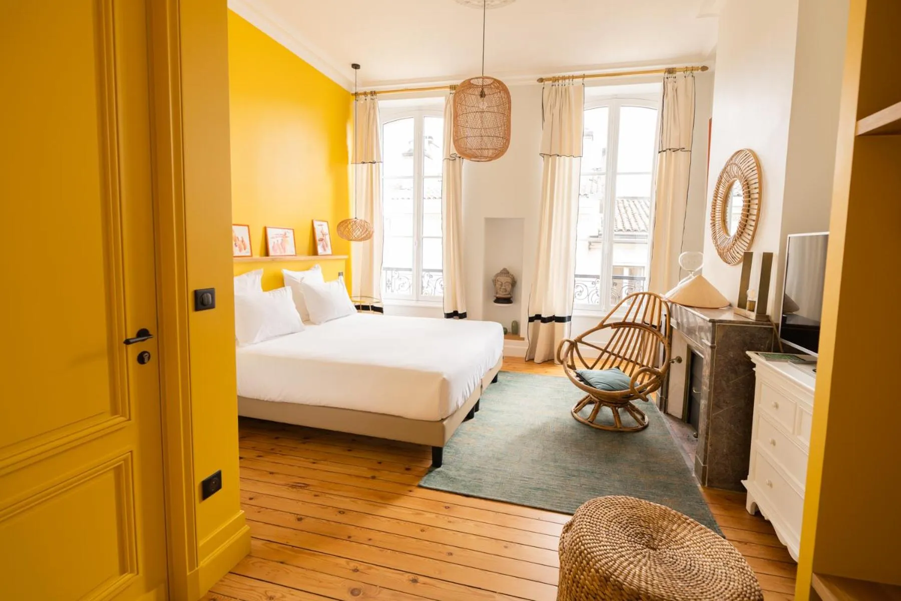 Bed in Maison Manège Bordeaux Centre