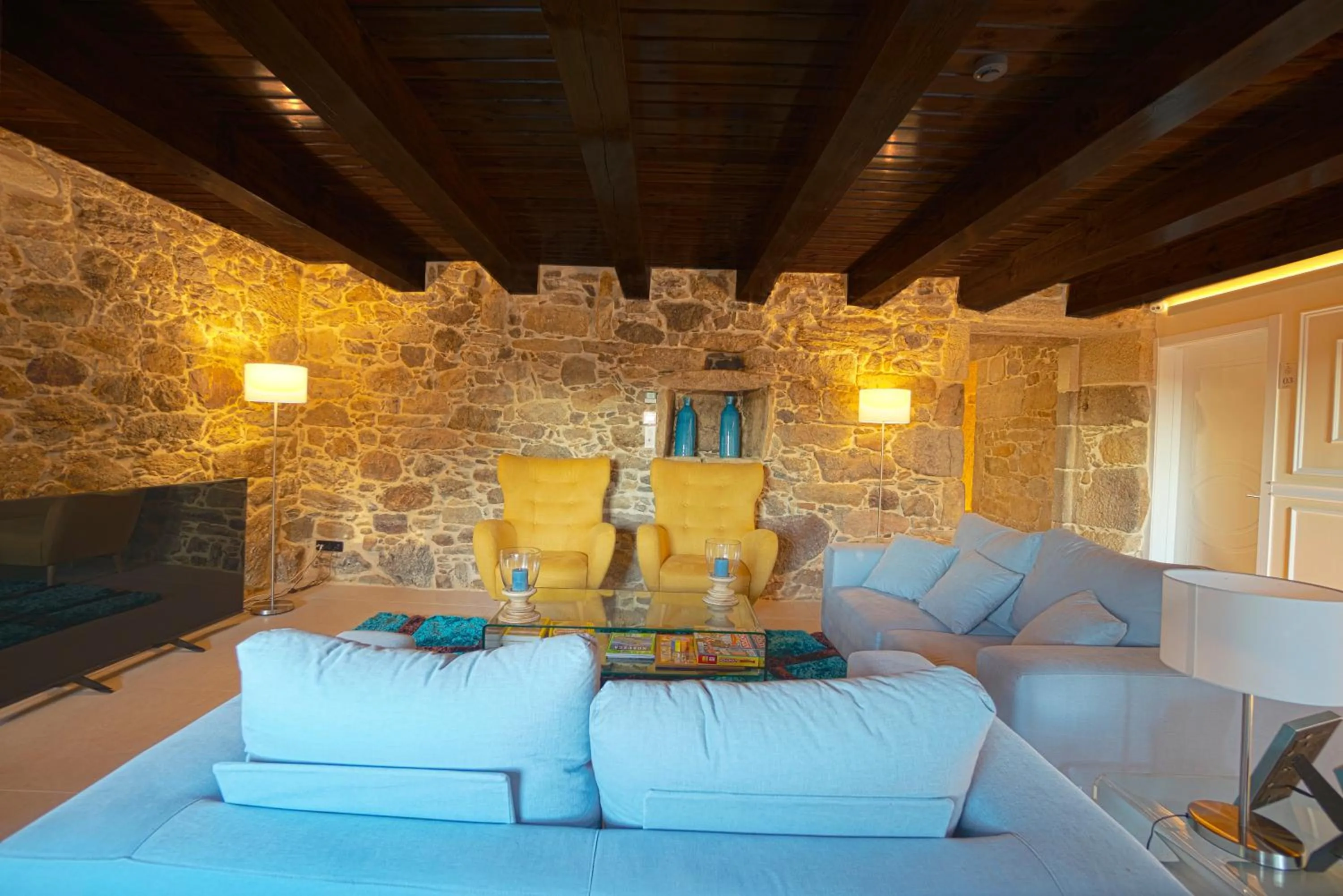 Living room in Hotel As Torres da Hermida