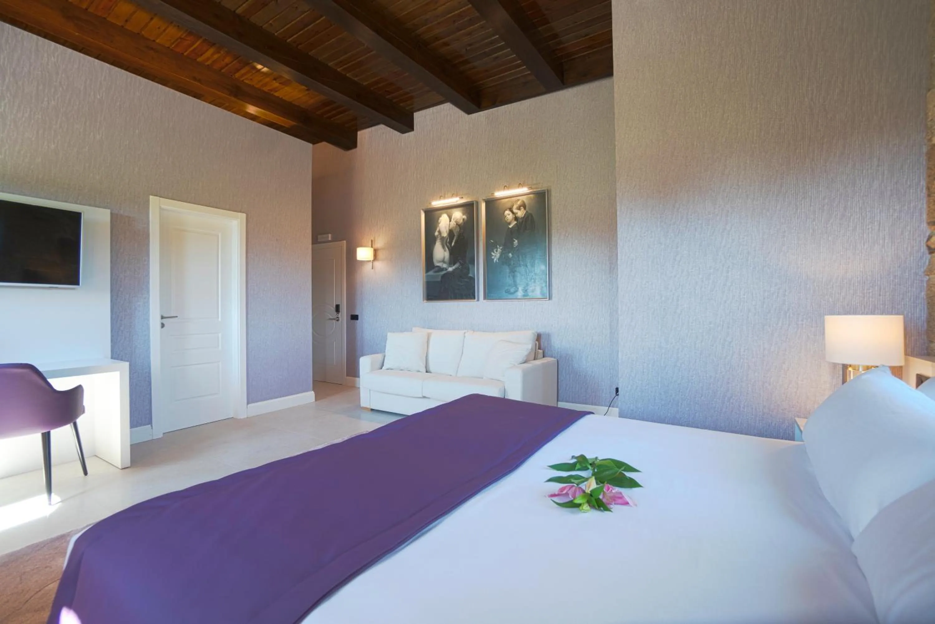 Bed in Hotel As Torres da Hermida