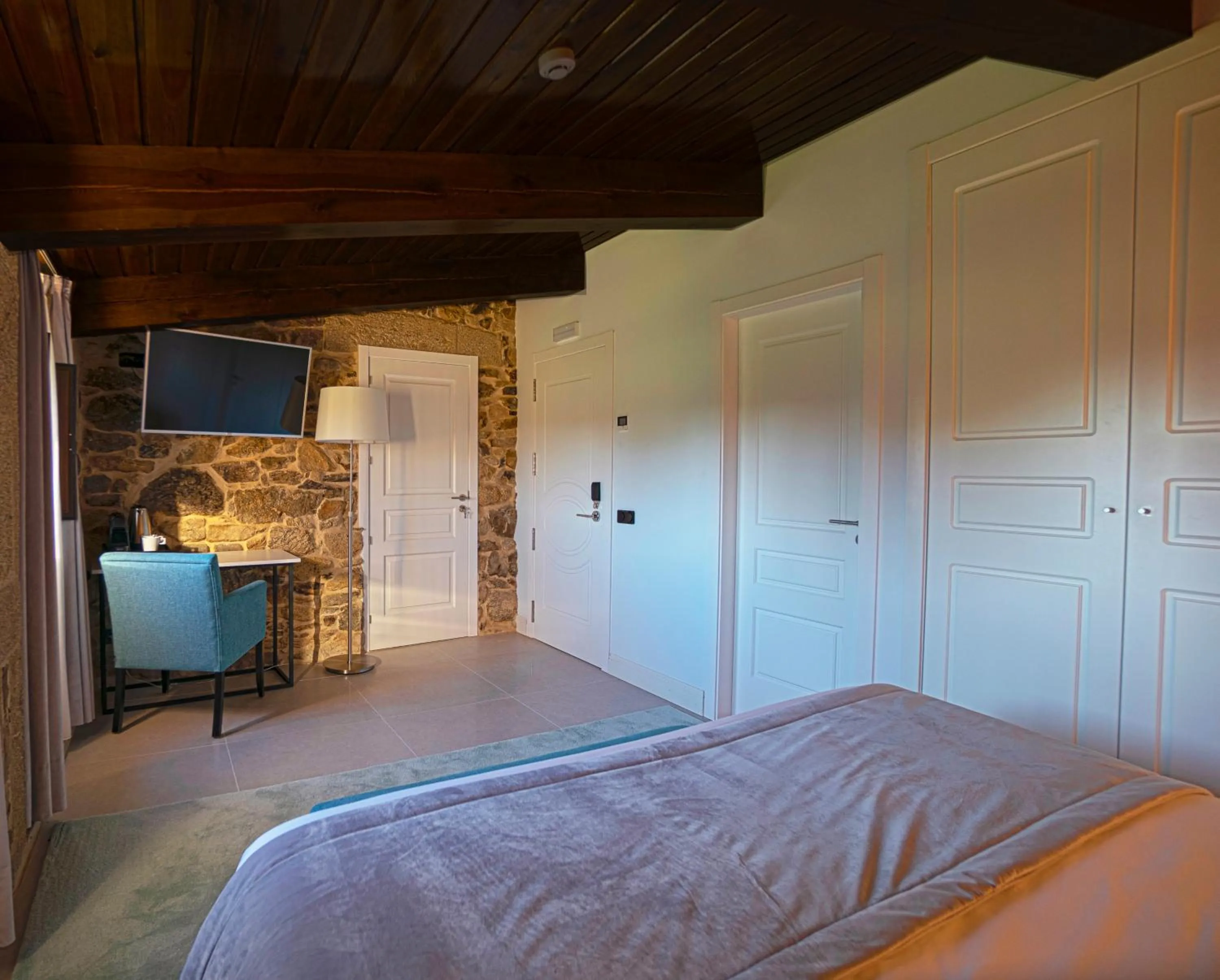 Bed in Hotel As Torres da Hermida