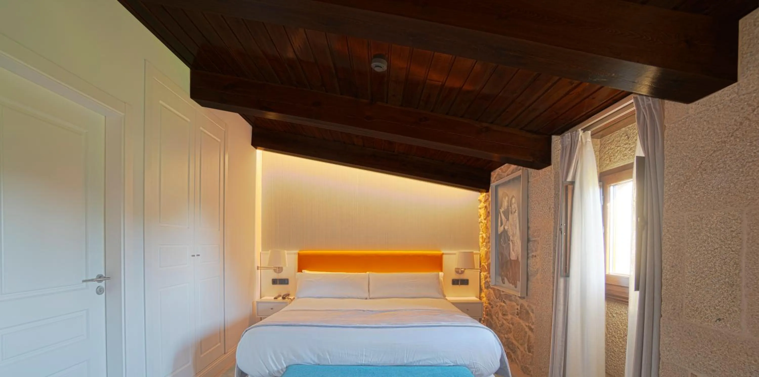 Bed in Hotel As Torres da Hermida