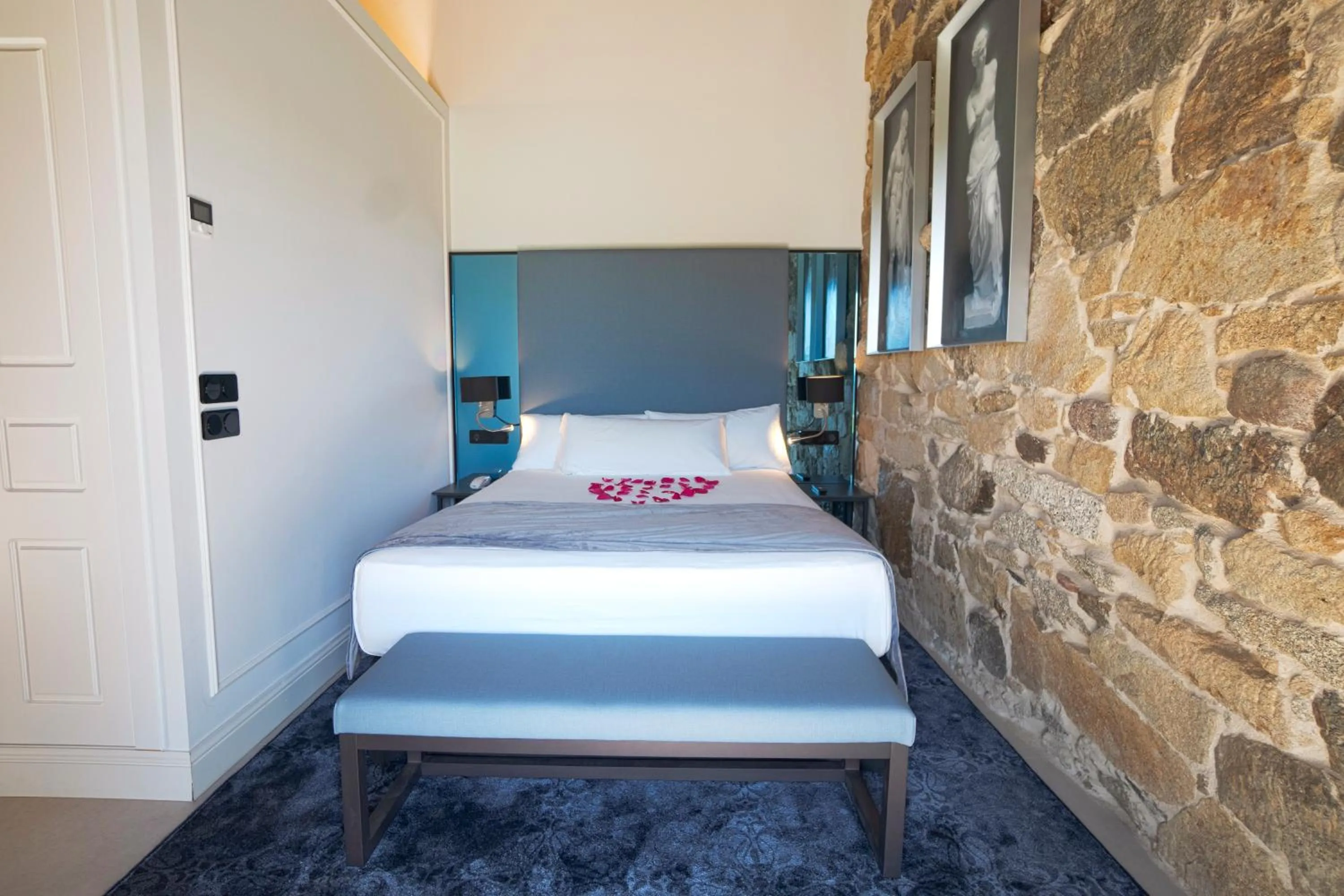 Bed in Hotel As Torres da Hermida