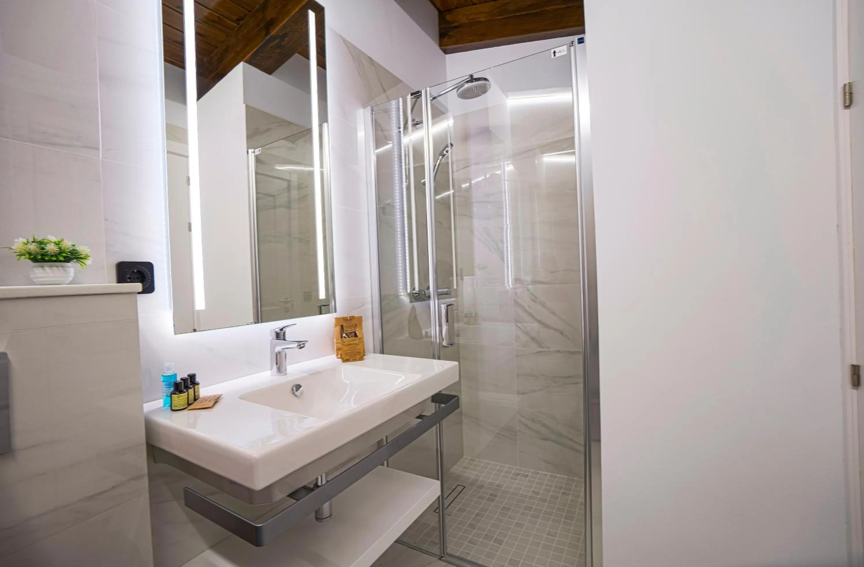 Shower in Hotel As Torres da Hermida