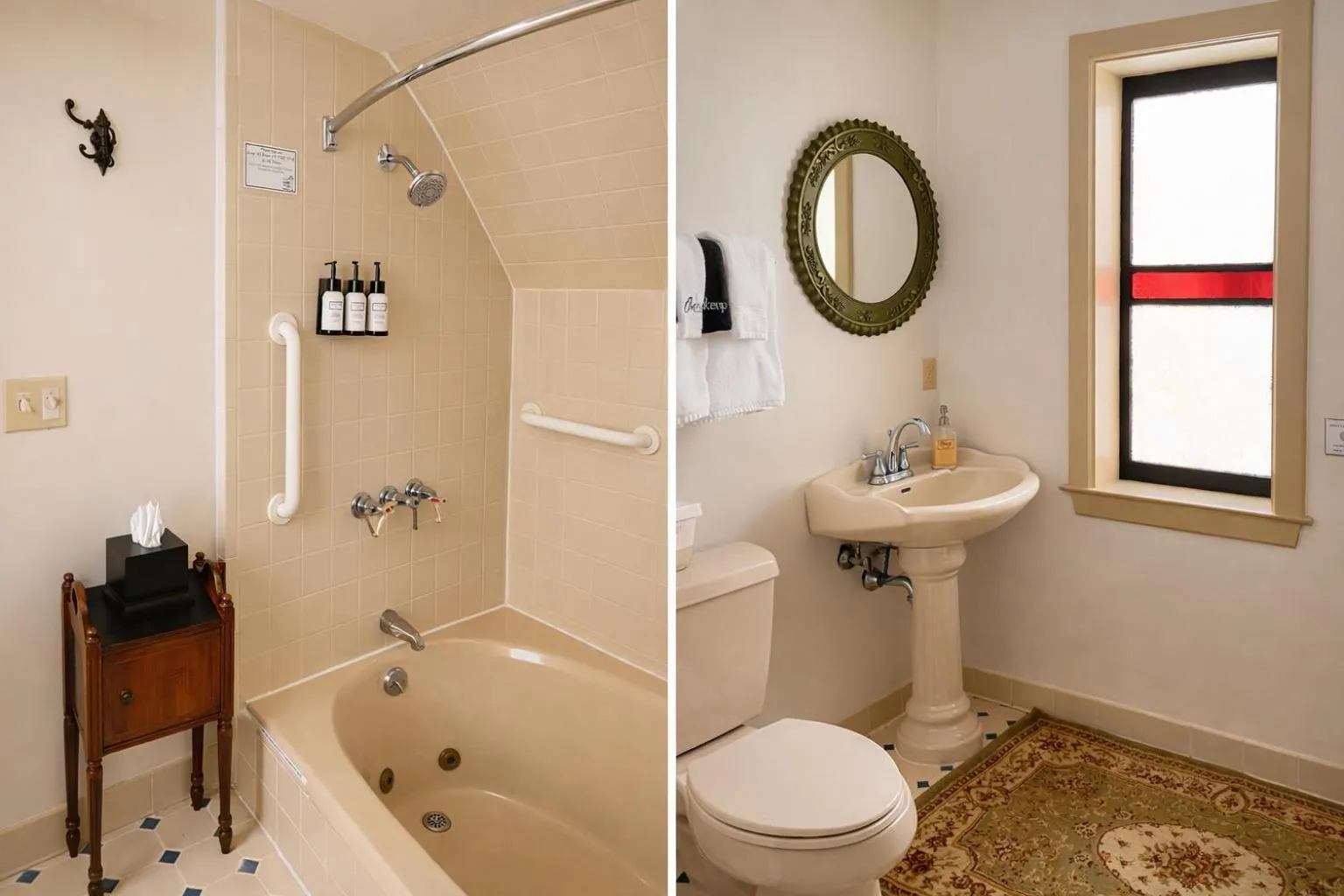 Bathroom in The Kalamazoo House Downtown Hotel and Suites