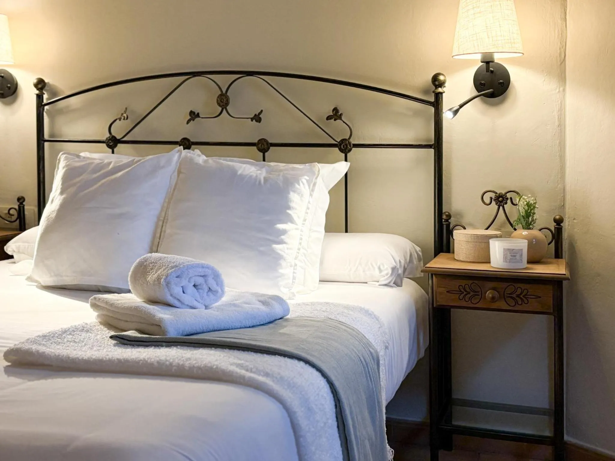 Bed in Hotel Rural Xerete