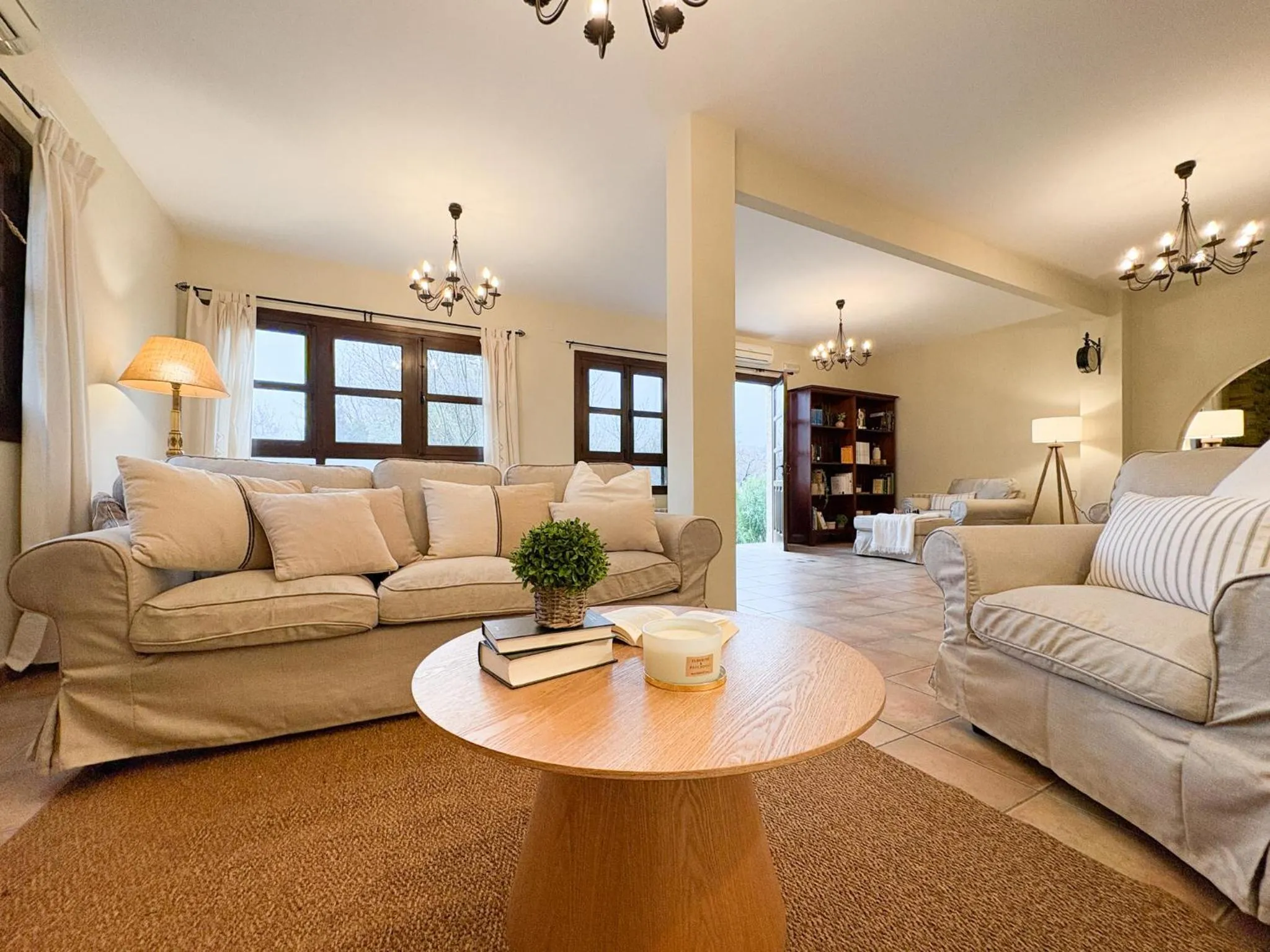 Living room in Hotel Rural Xerete