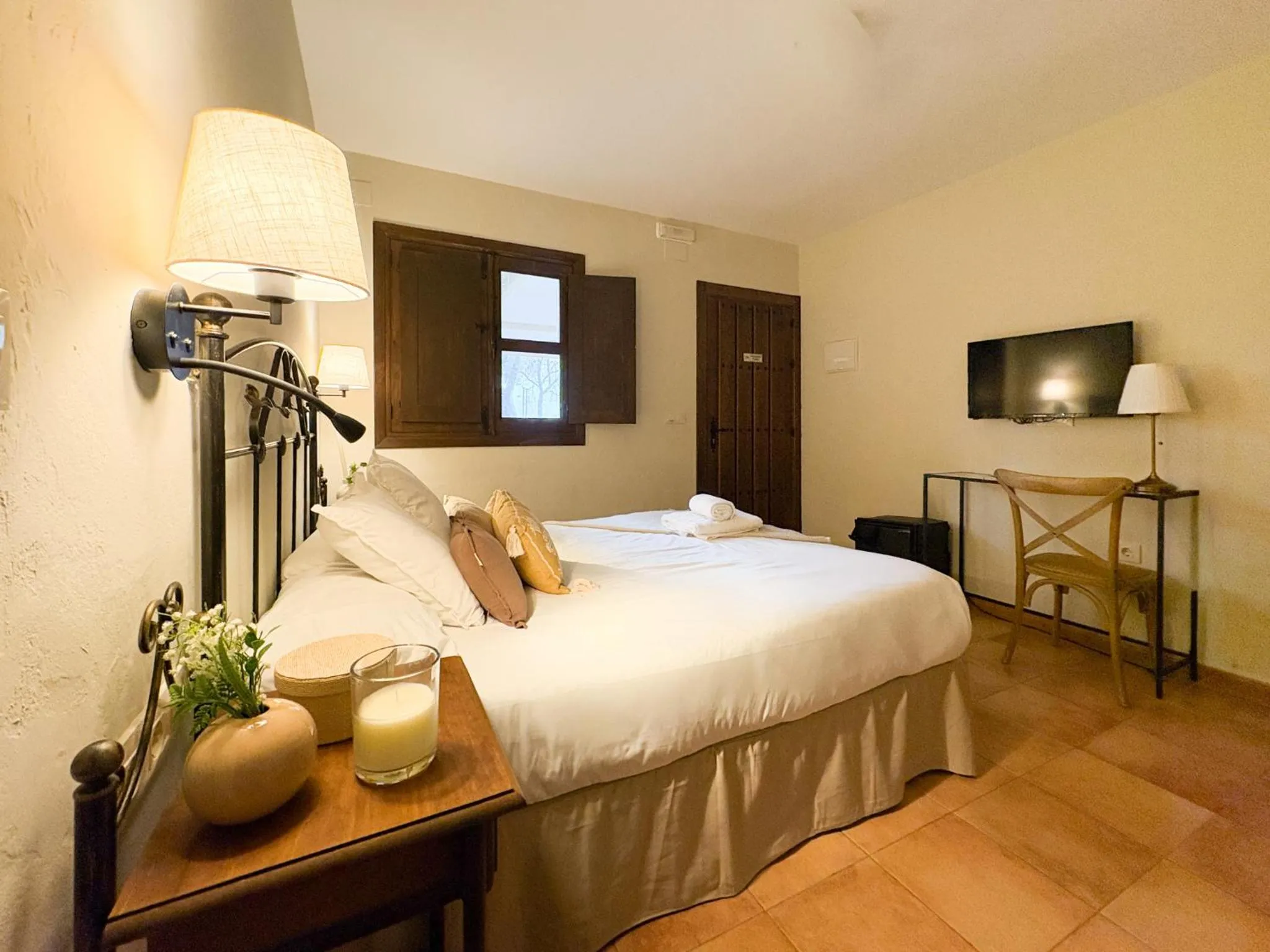 Bed in Hotel Rural Xerete