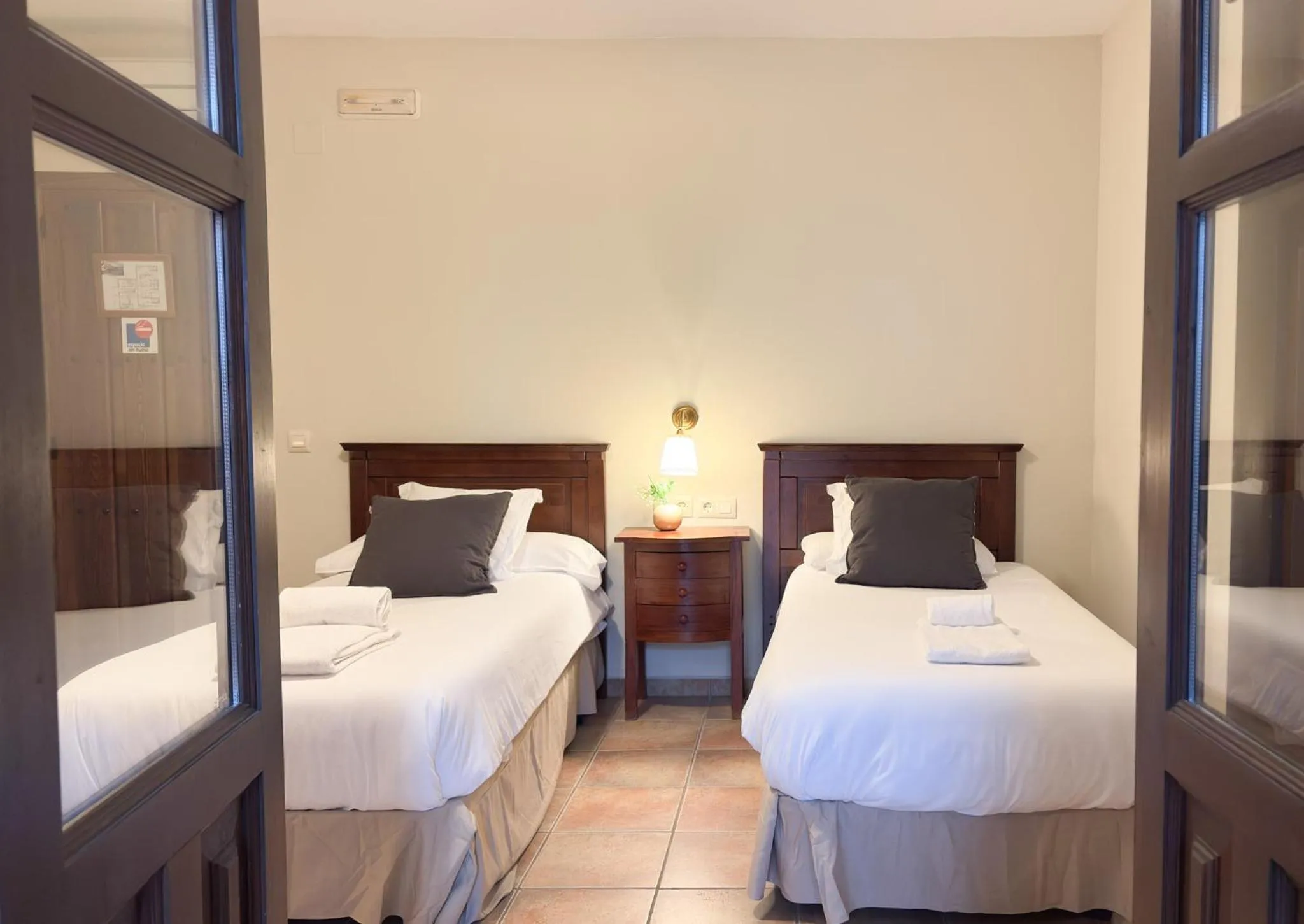 Bed in Hotel Rural Xerete