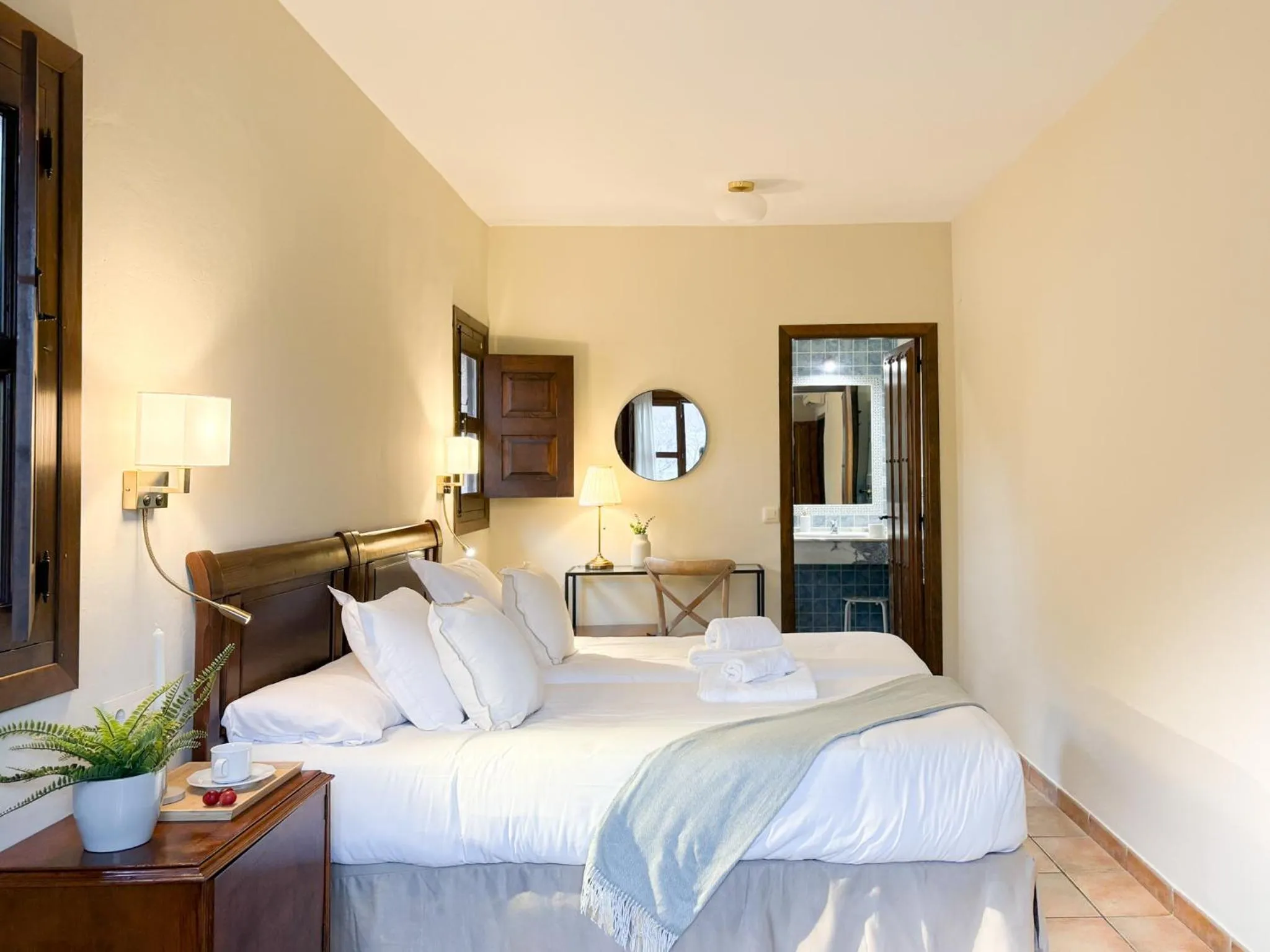 Bed in Hotel Rural Xerete