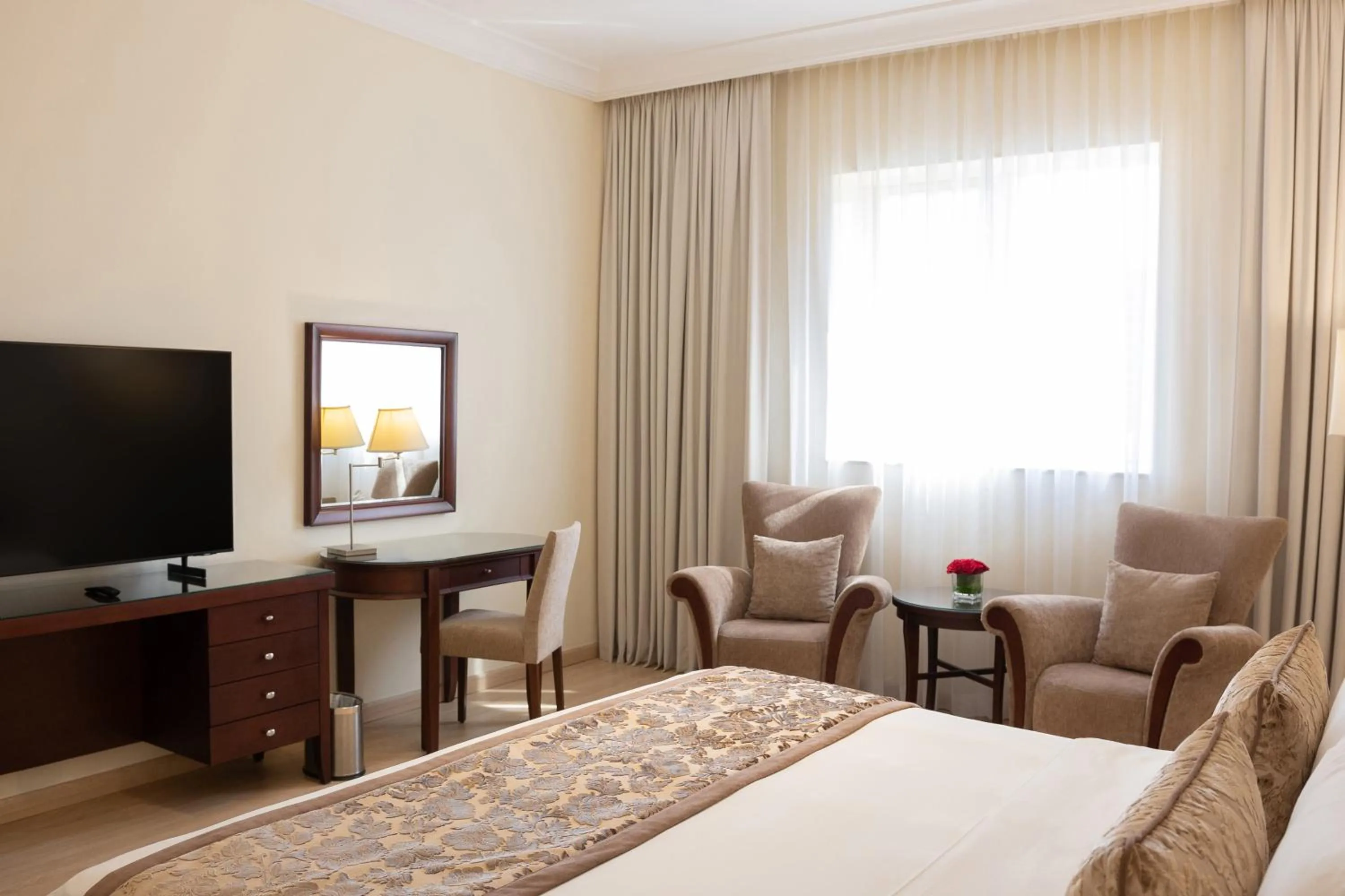 Bed in Grand Millennium Dubai