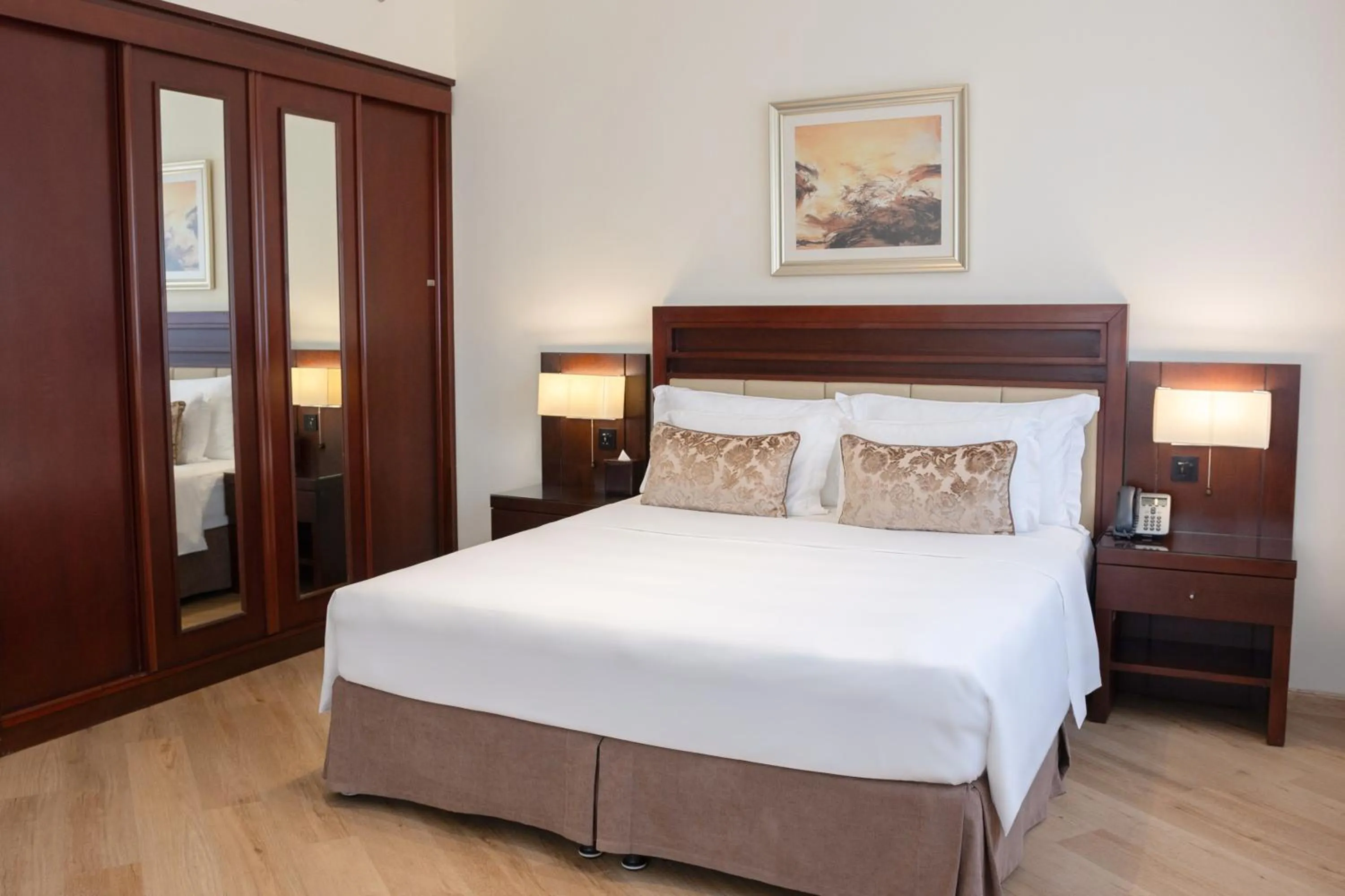 Bed in Grand Millennium Dubai