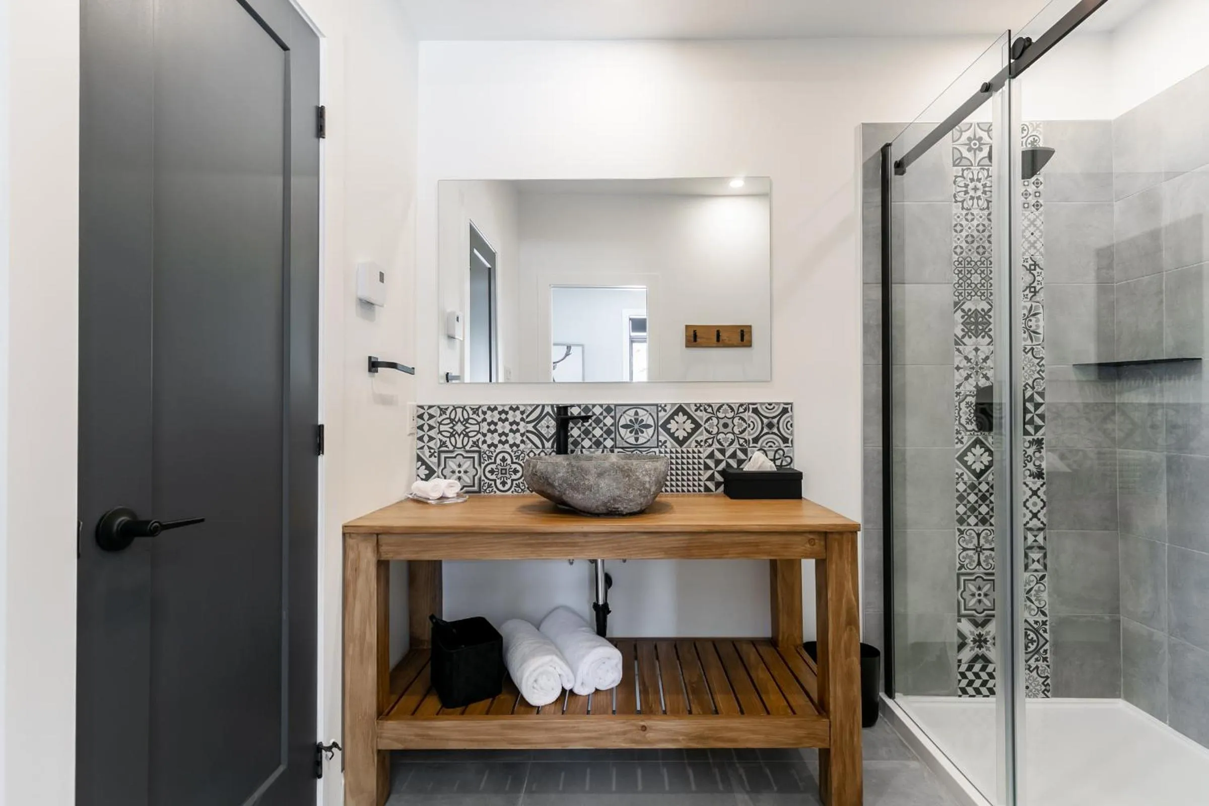 Bathroom in Le Chalumeau by Chez Tremblant