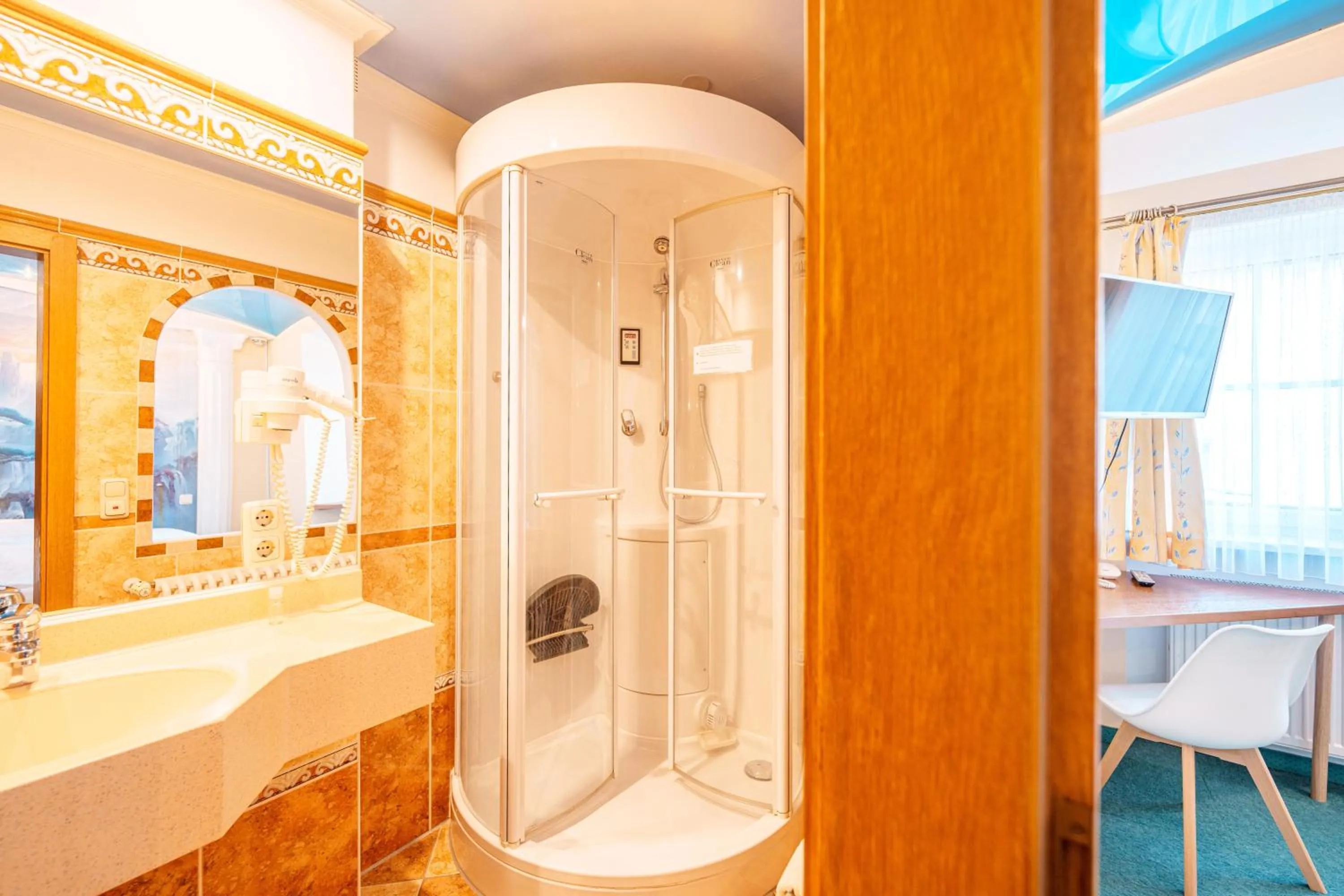 Steam room in Hotel Plankl