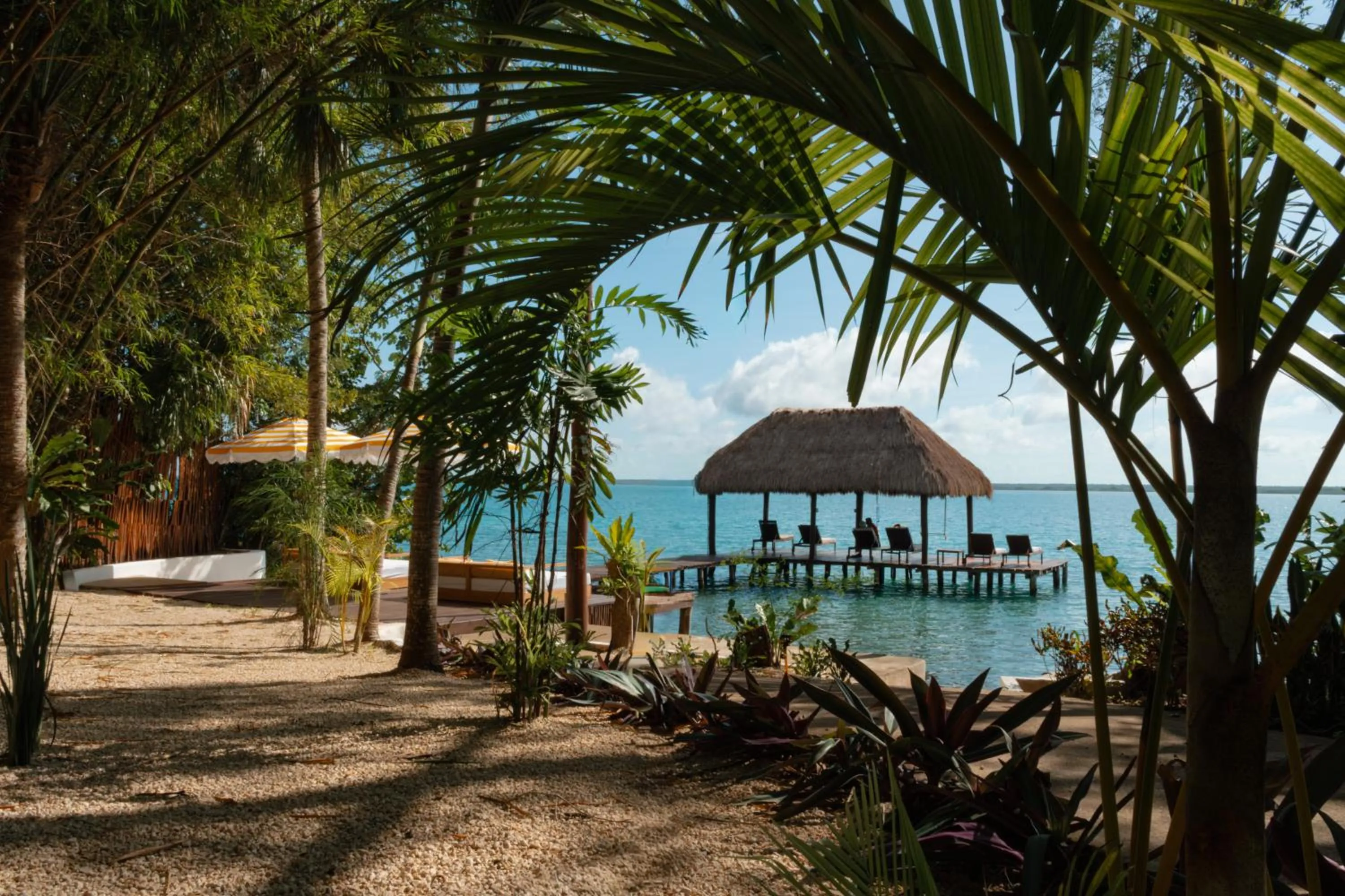 Day in Mikasa Bacalar Hotel Boutique, Lagoon Front
