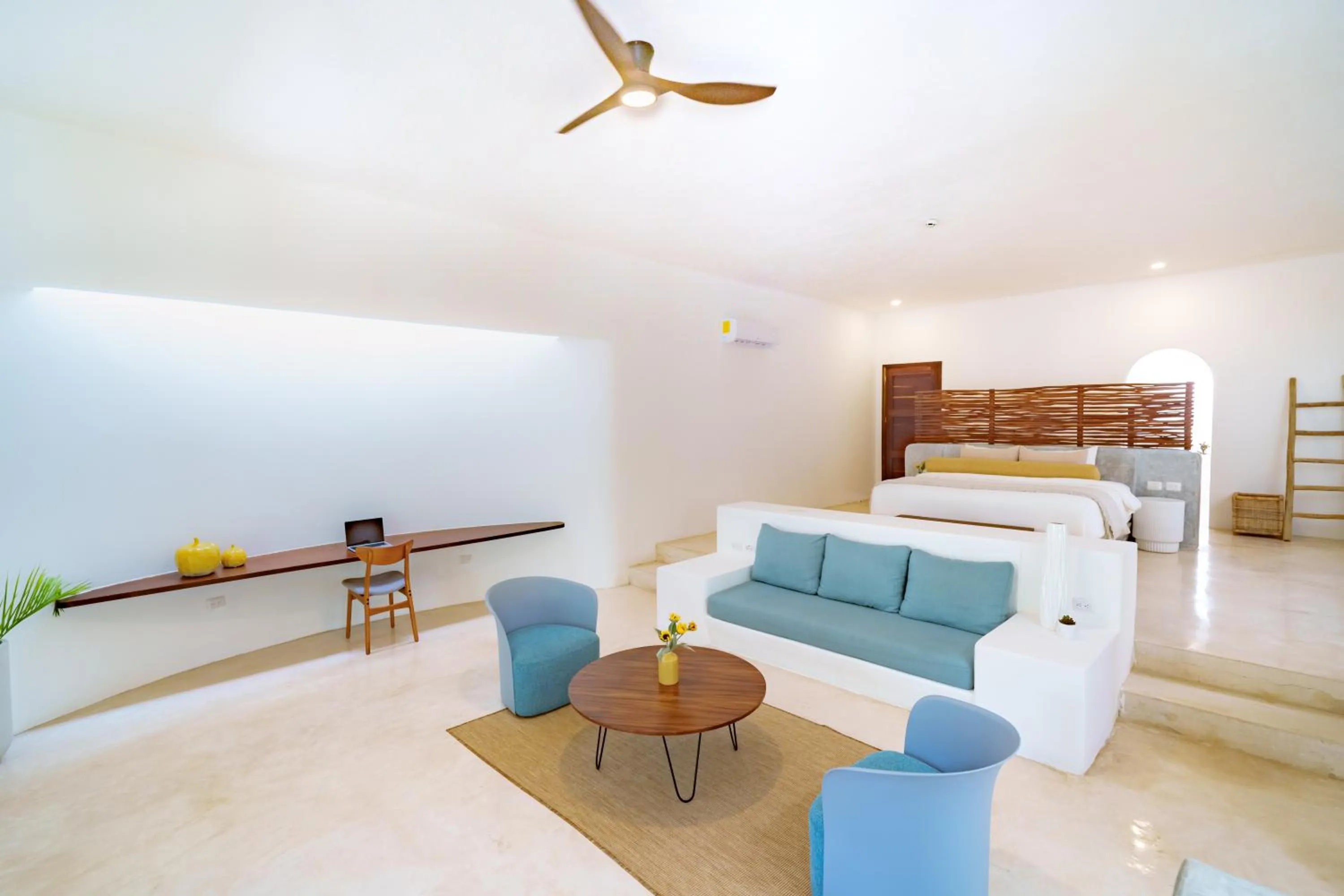 Photo of the whole room in Mikasa Bacalar Hotel Boutique, Lagoon Front