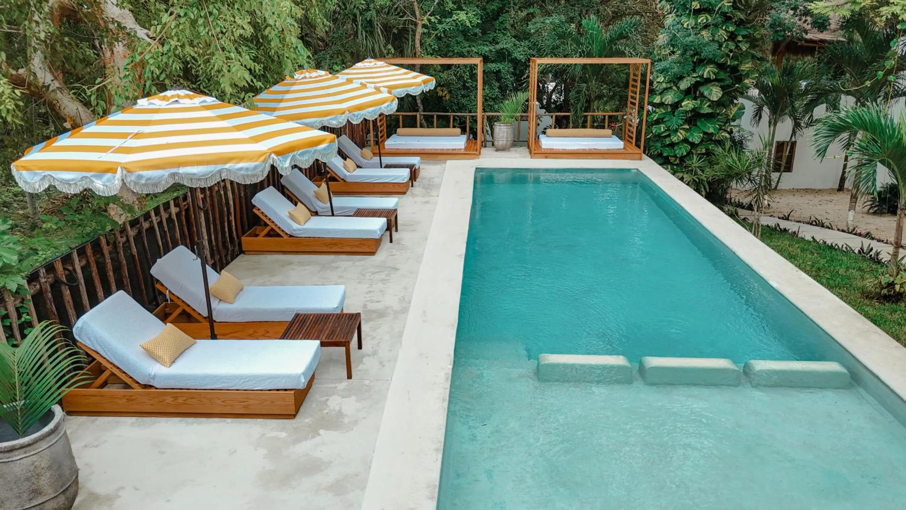 Day in Mikasa Bacalar Hotel Boutique, Lagoon Front