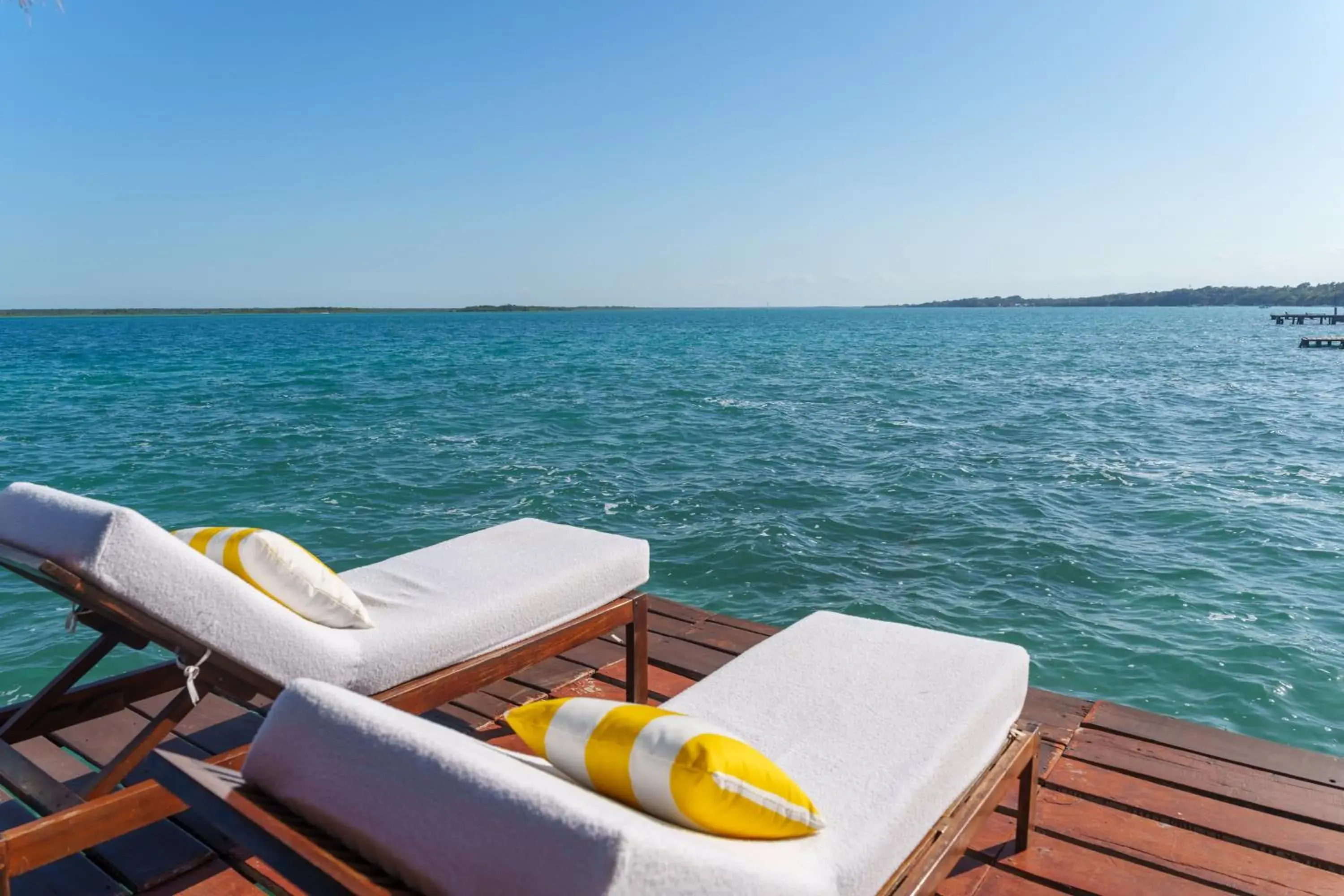 Lake view in Mikasa Bacalar Hotel Boutique, Lagoon Front Lake view in Mikasa Bacalar Hotel Boutique, Lagoon Front