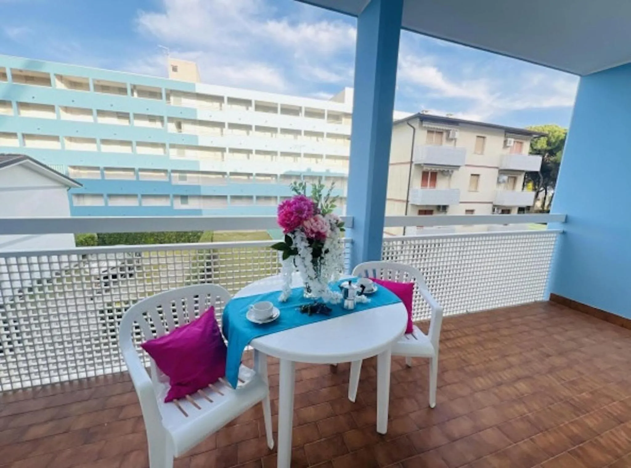 Balcony/Terrace in Holiday in Bibione by the beach-Beahost