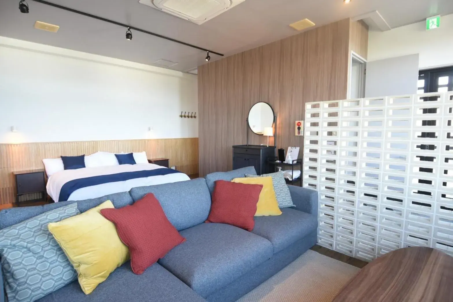 Bed in FIRST STREET Okinawa Yomitan-son Oceans -SEVEN Hotels and Resorts- Bed in FIRST STREET Okinawa Yomitan-son Oceans -SEVEN Hotels and Resorts-