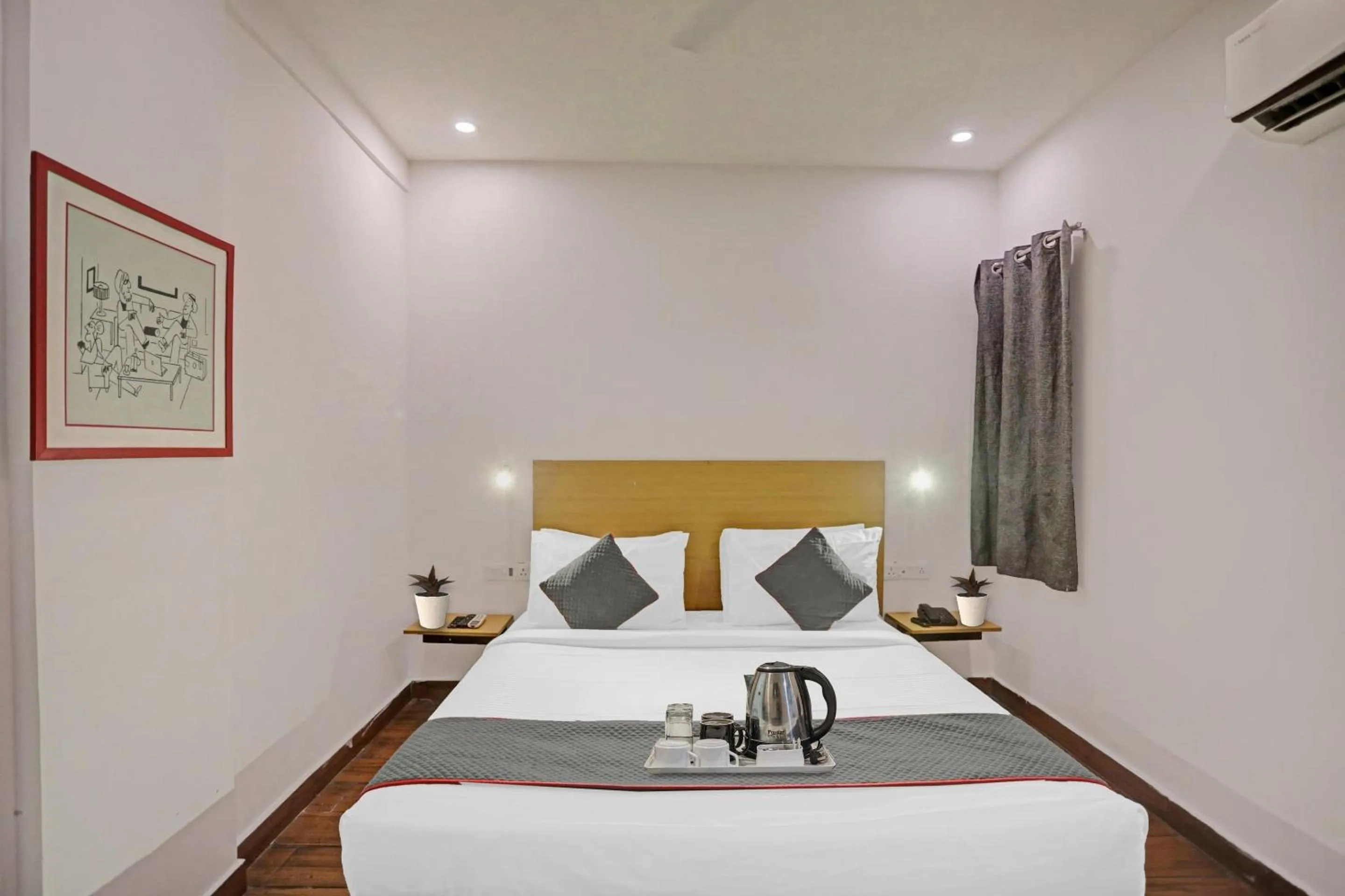 Bedroom, Bed in Townhouse 587 Sector 19