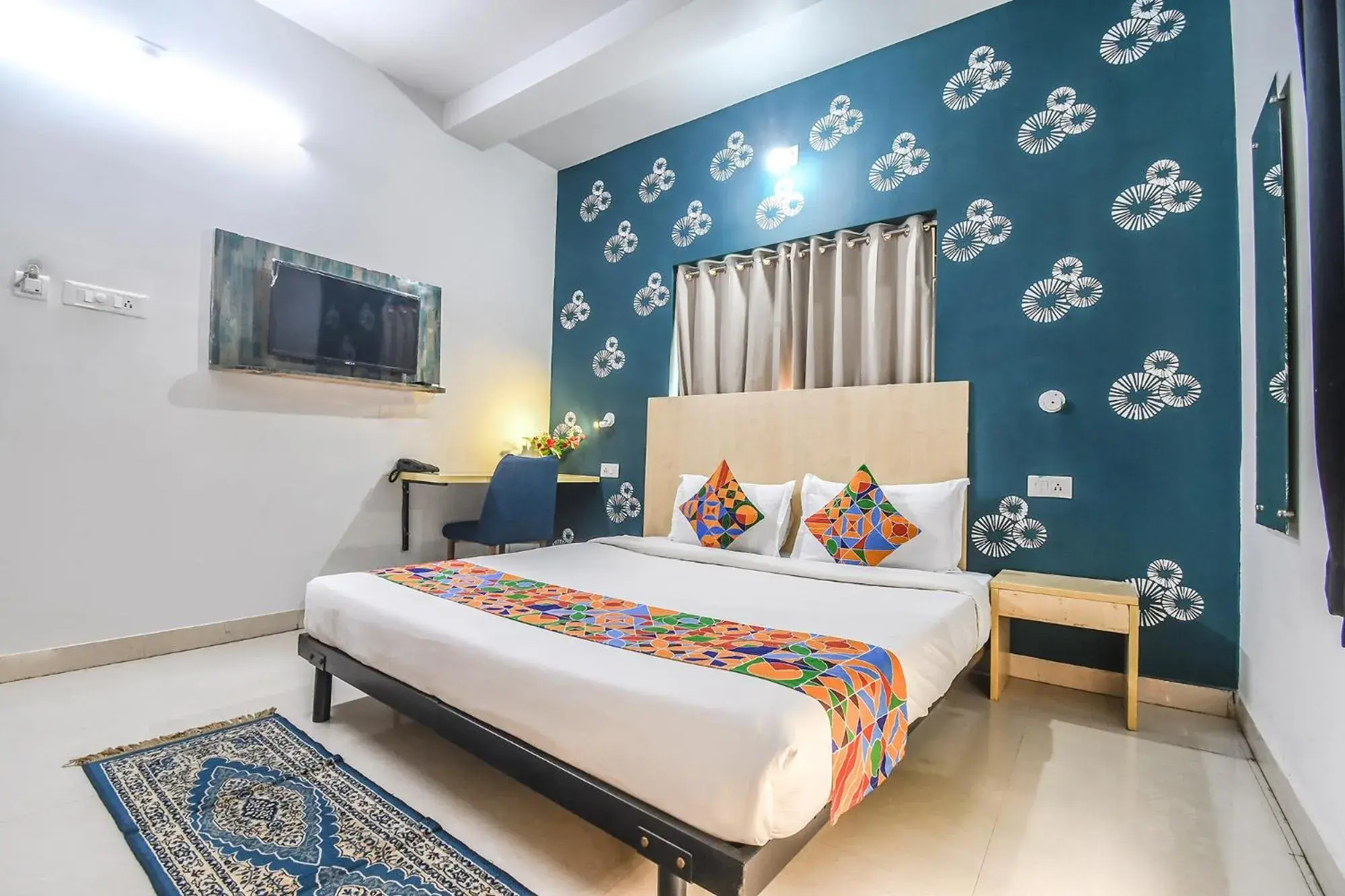 Bed in FabHotel Welcome Inn I - Nr DN Regalia Mall Bed in FabHotel Welcome Inn I - Nr DN Regalia Mall