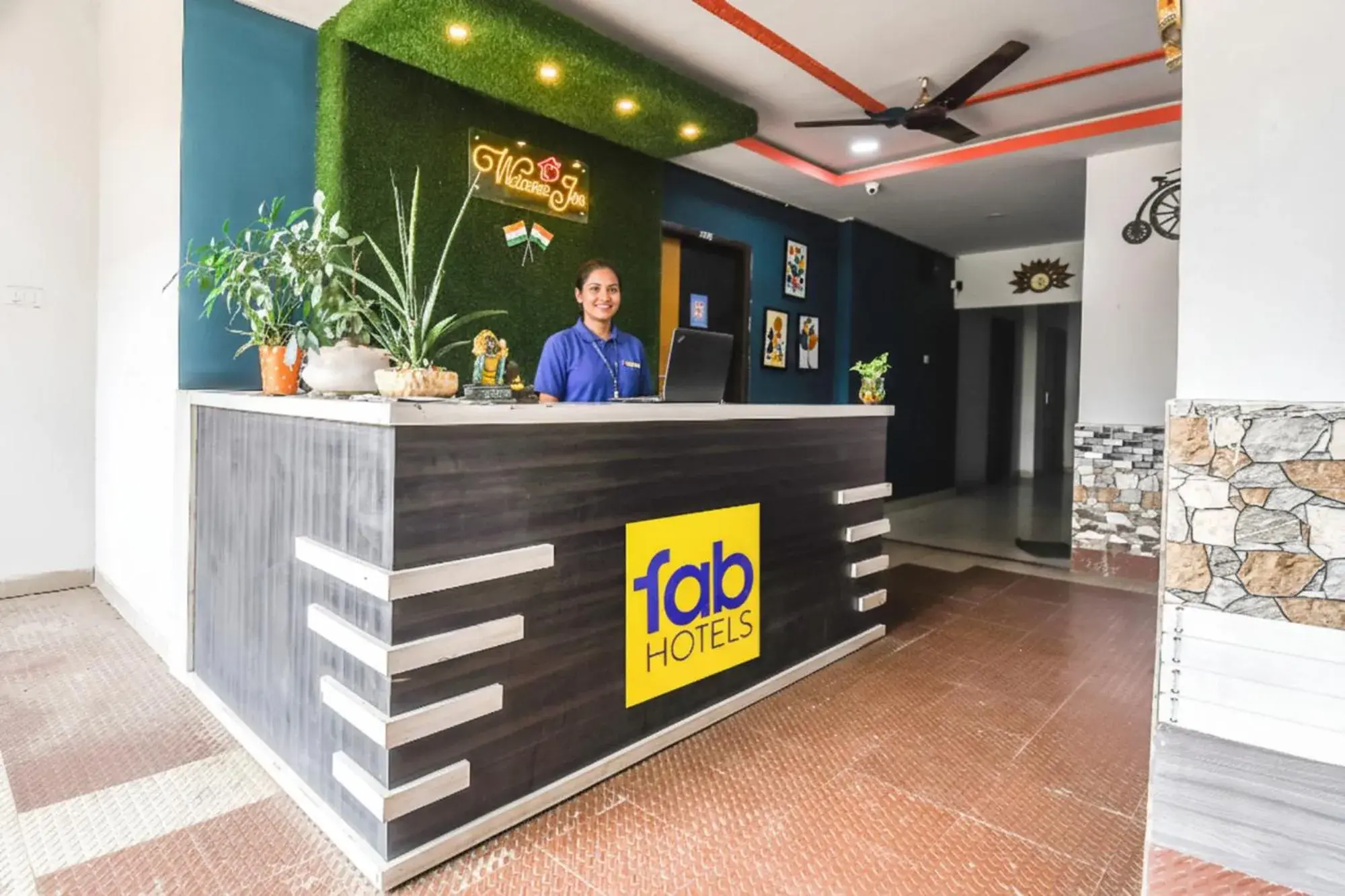 Lobby or reception in FabHotel Welcome Inn I - Nr DN Regalia Mall Lobby or reception in FabHotel Welcome Inn I - Nr DN Regalia Mall