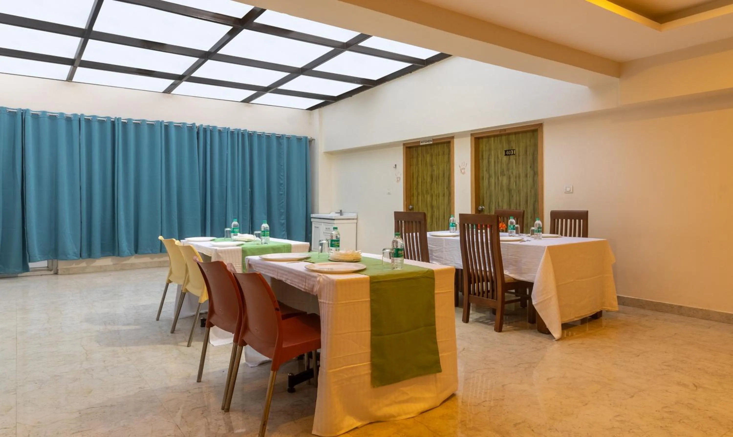 Dining area in Treebo Anjani Fortune Suites