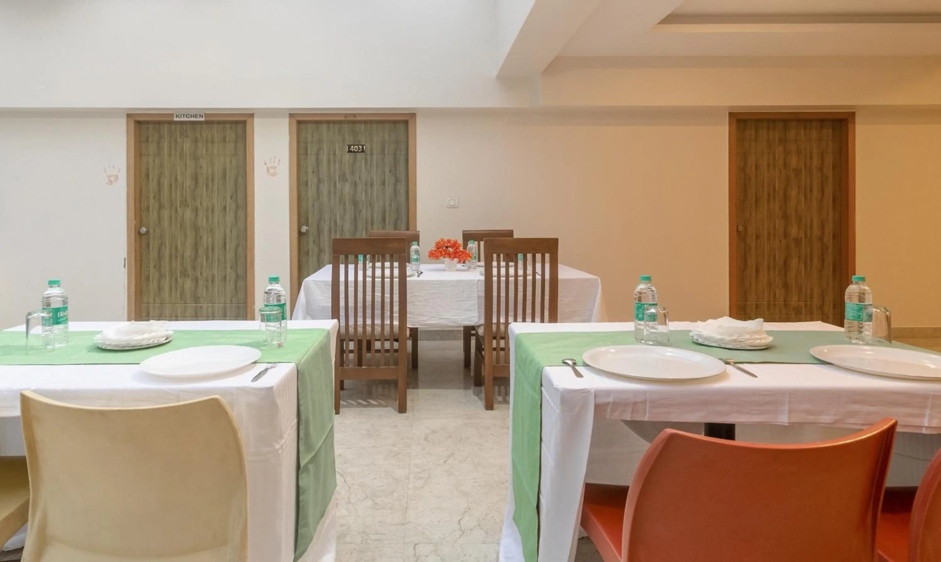 Dining area in Treebo Anjani Fortune Suites