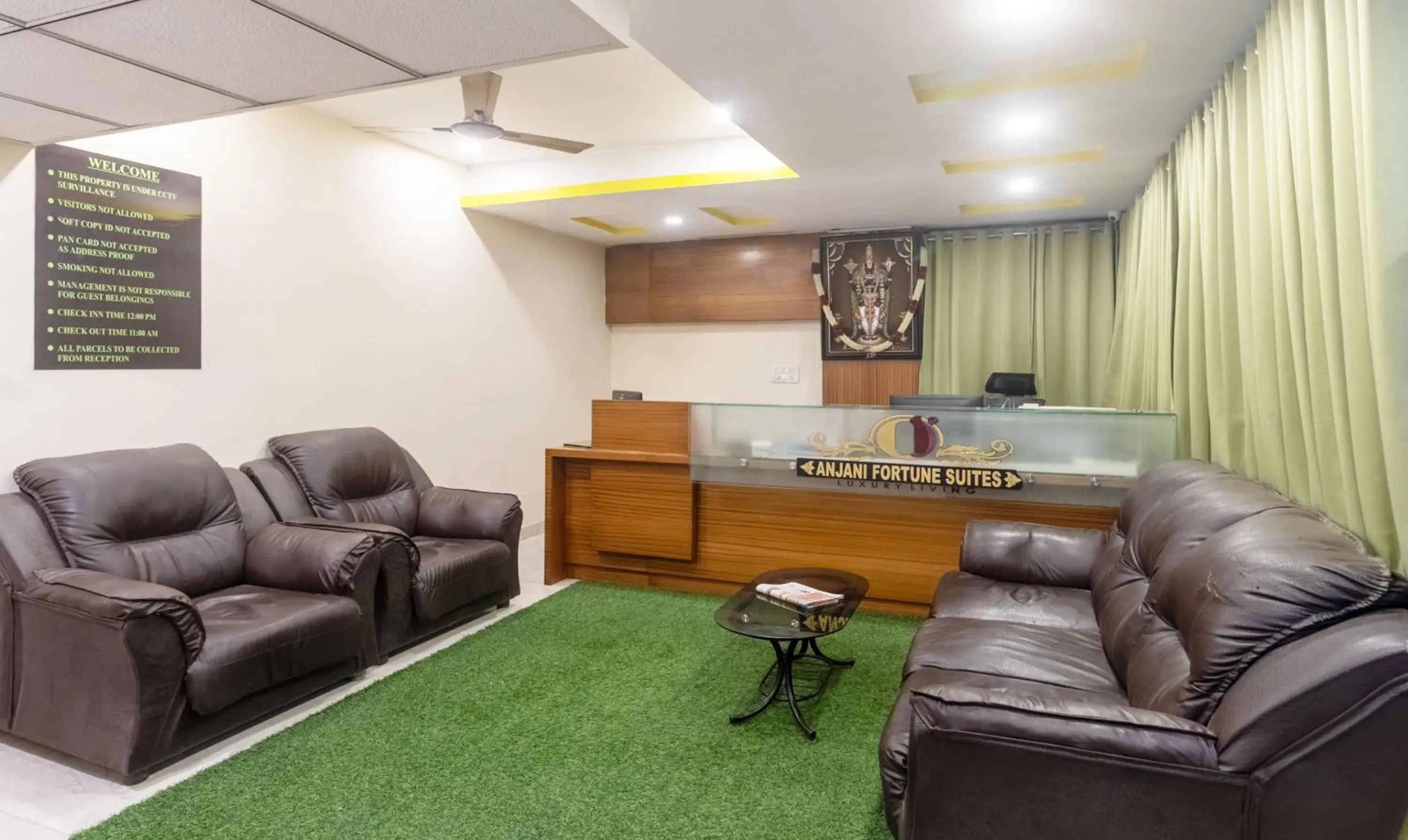 Lobby or reception in Treebo Anjani Fortune Suites Lobby or reception in Treebo Anjani Fortune Suites