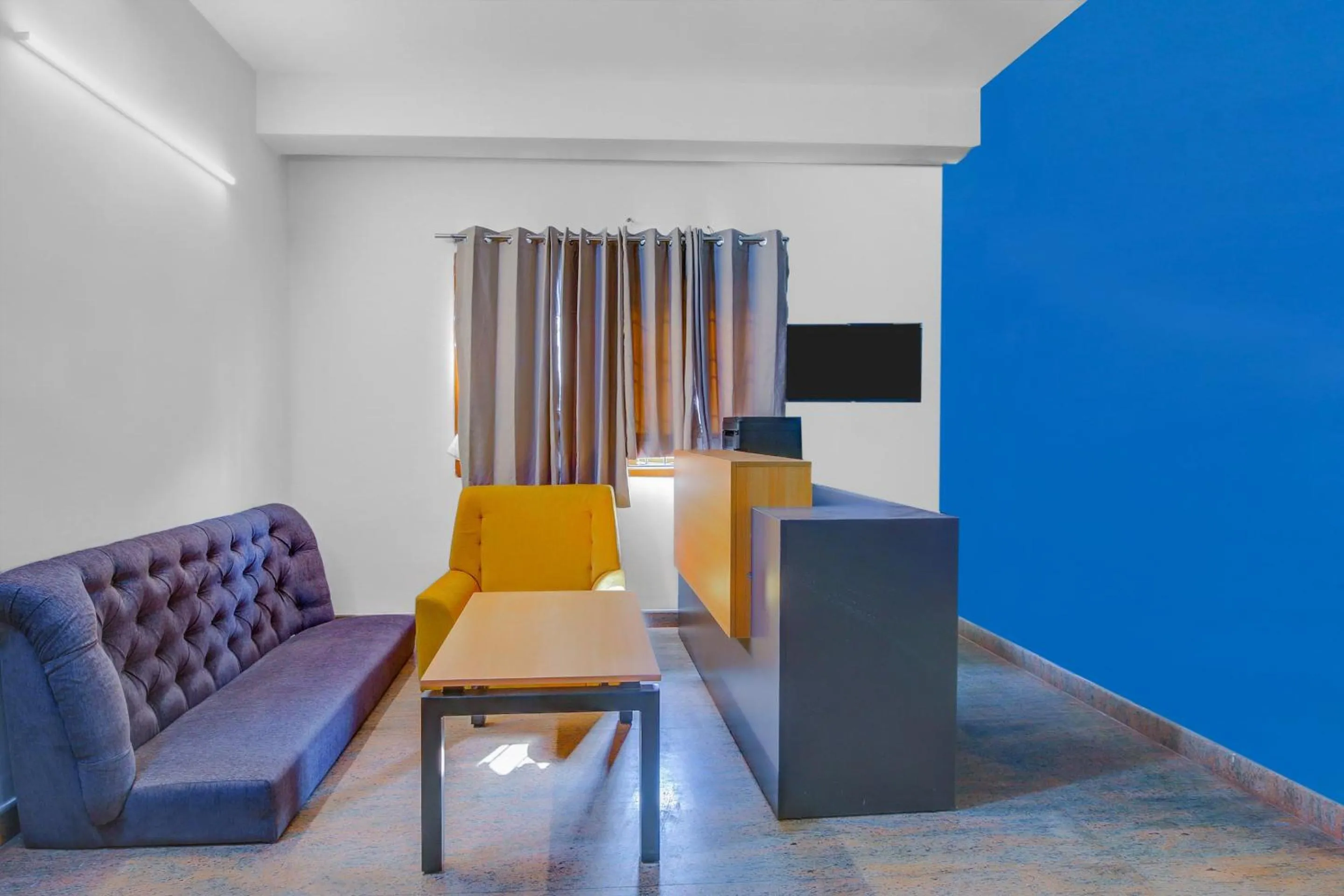 Lobby or reception in Hotel O Harma Residency Near Jazz Cinemas Luxe