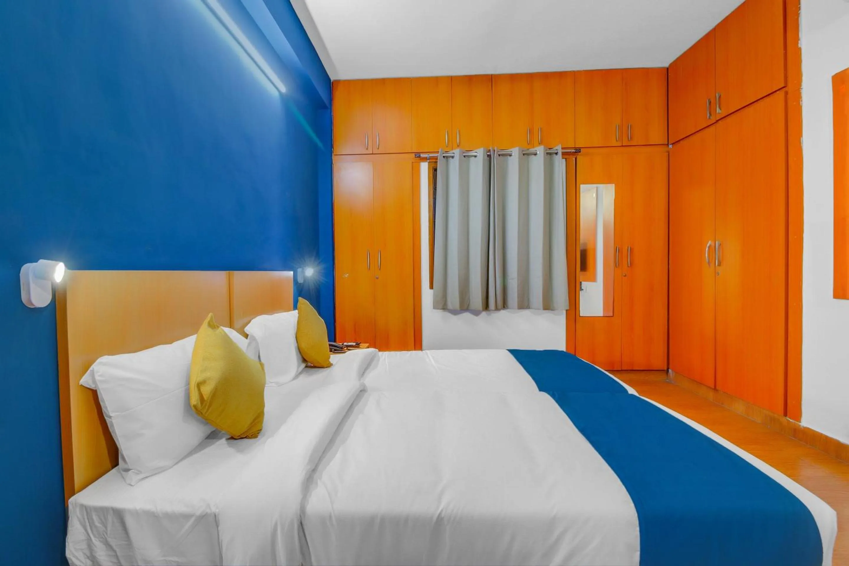 Bedroom, Bed in Hotel O Harma Residency Near Jazz Cinemas Luxe