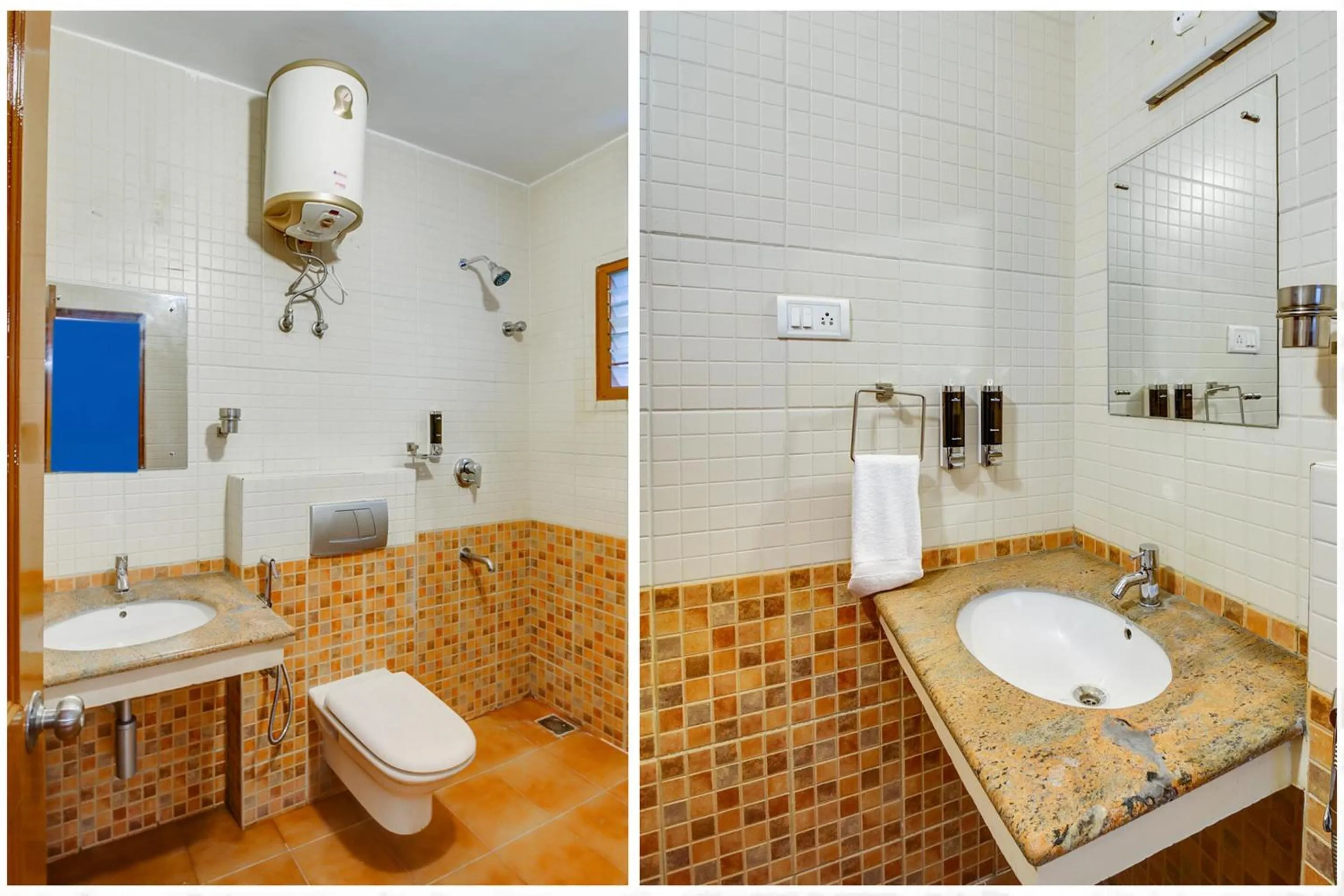 Bathroom in Hotel O Harma Residency Near Jazz Cinemas Luxe