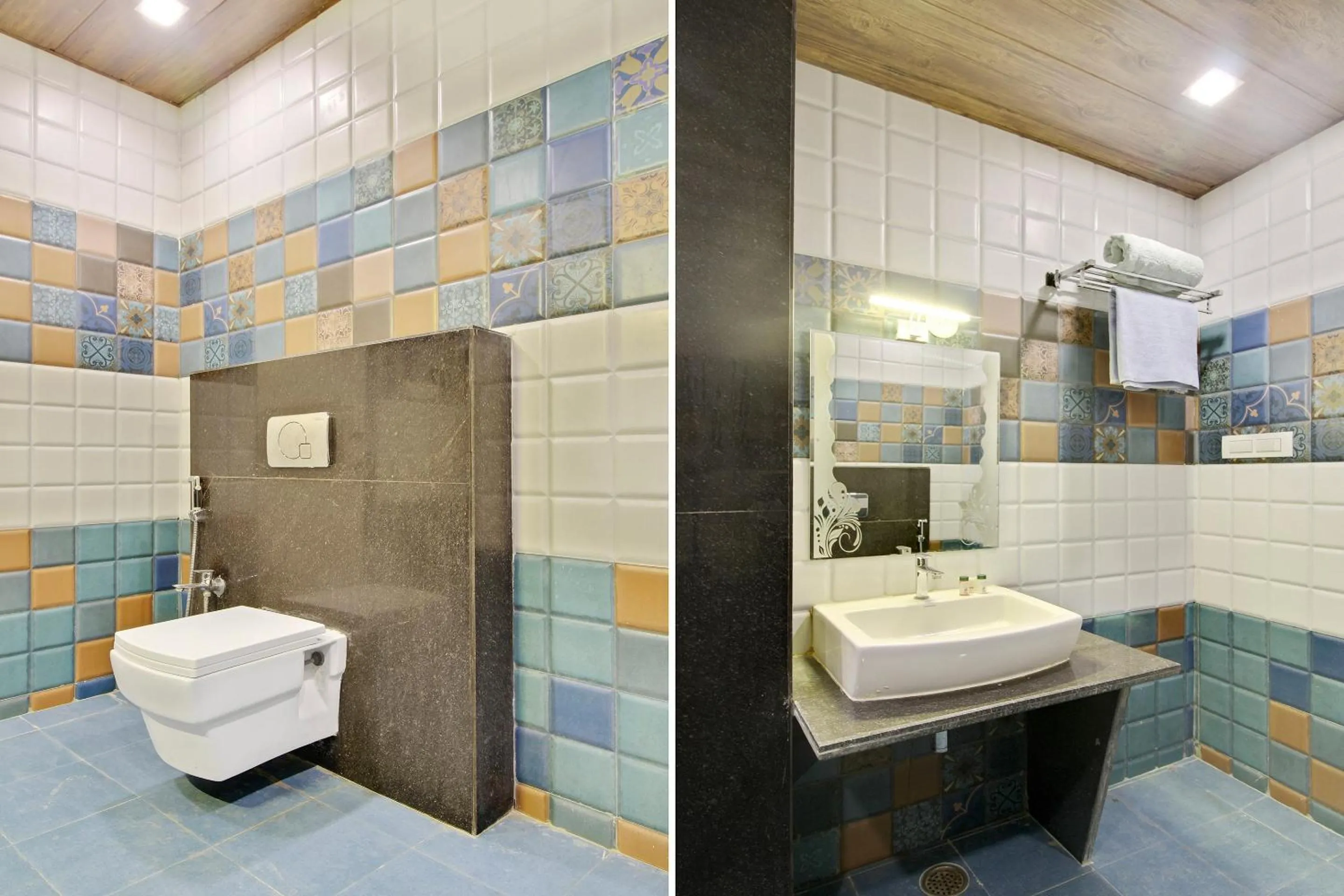 Bathroom in Hotel O Villa De Zamindar