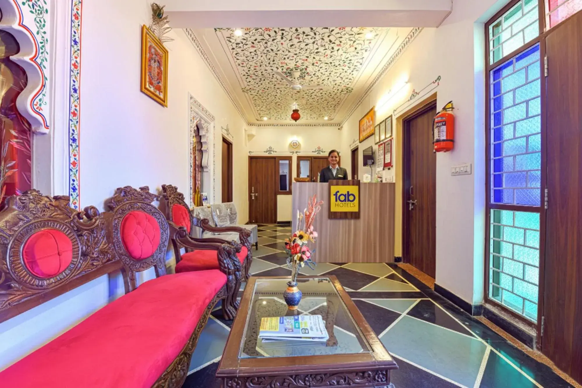 Lobby or reception in FabExpress Achrol Palace Lobby or reception in FabExpress Achrol Palace