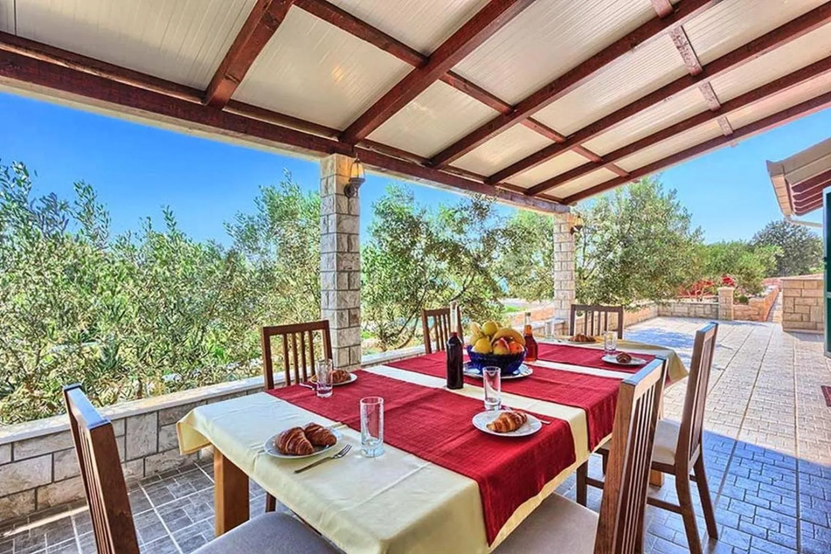 Property building in Luxury Beachfront Villa Dalmatino Trogir with private pool right at the beach in Okrug Gornji - Ciovo