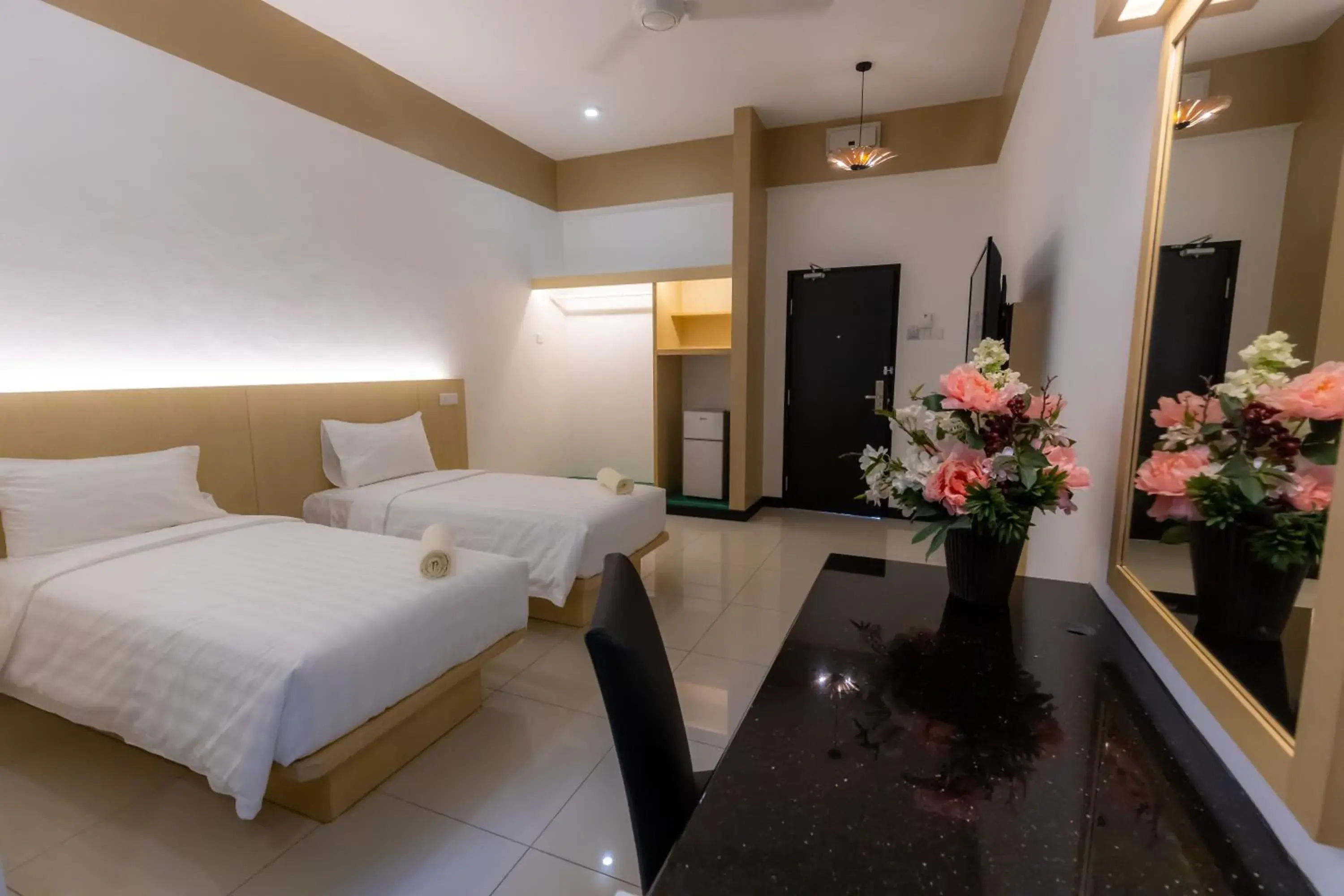 Bed in Scott Service Suites Bed in Scott Service Suites