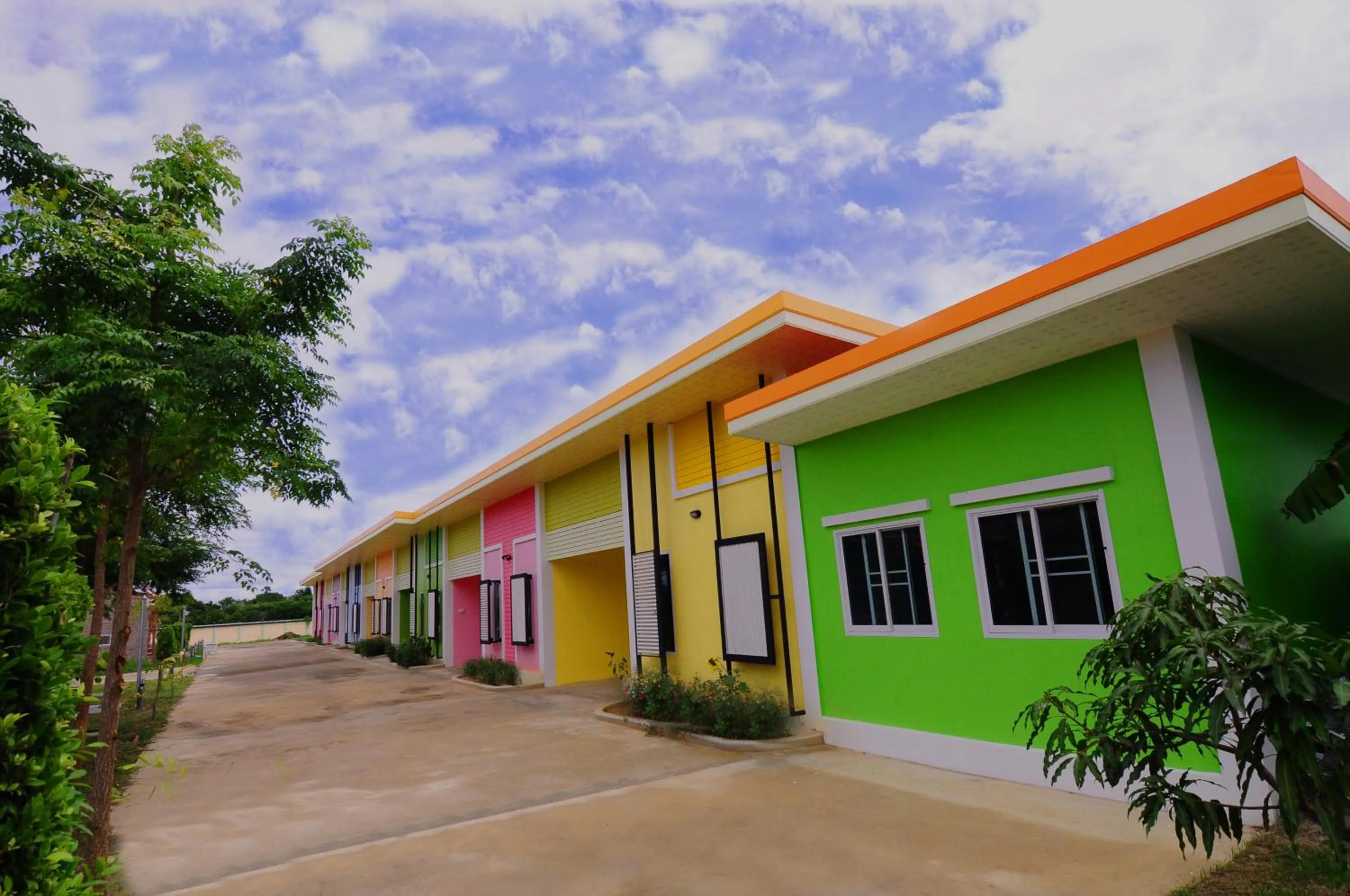 Property building in The Palm Resort Kampeang Saen