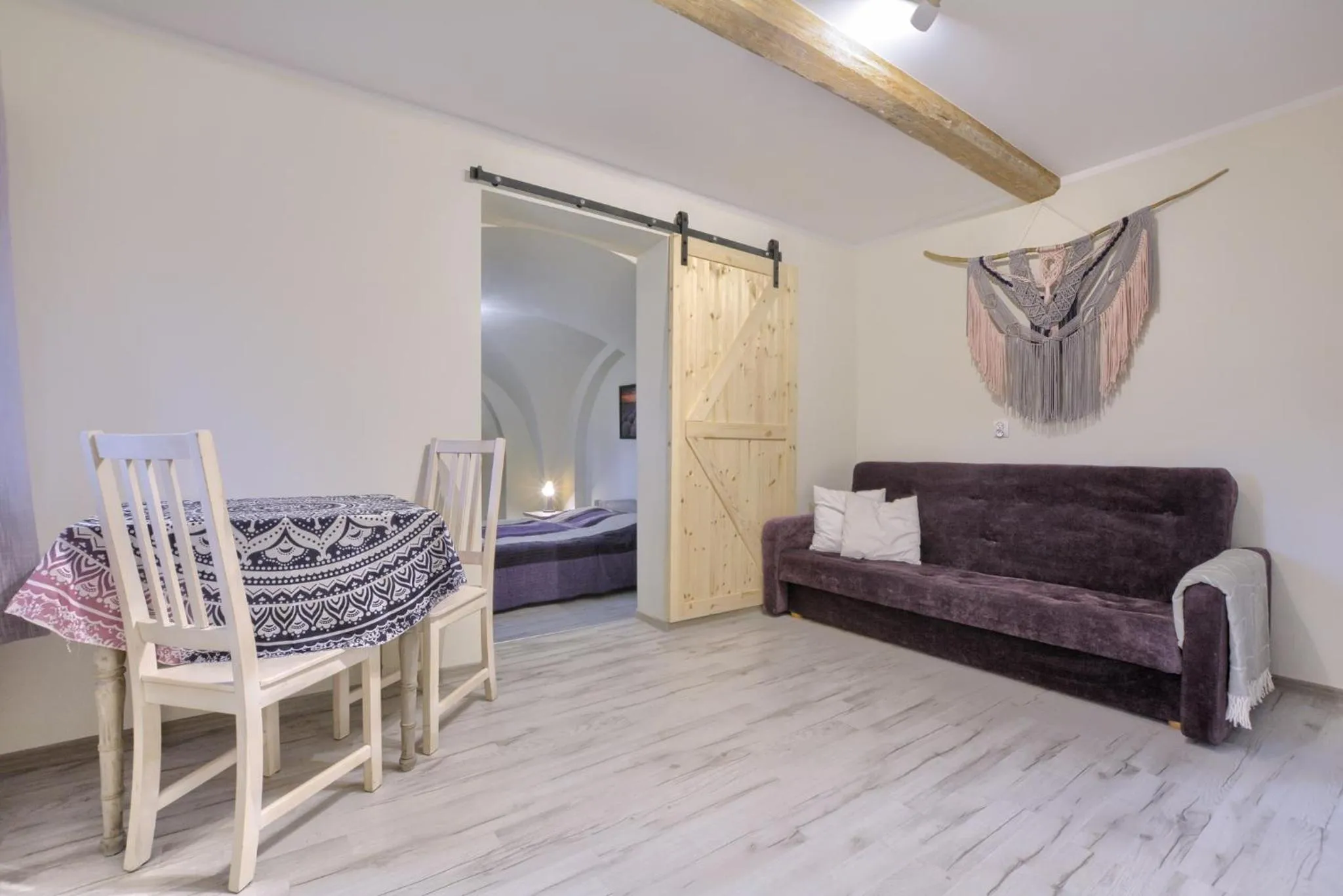 Living room, Bed in Siedlisko Krasna
