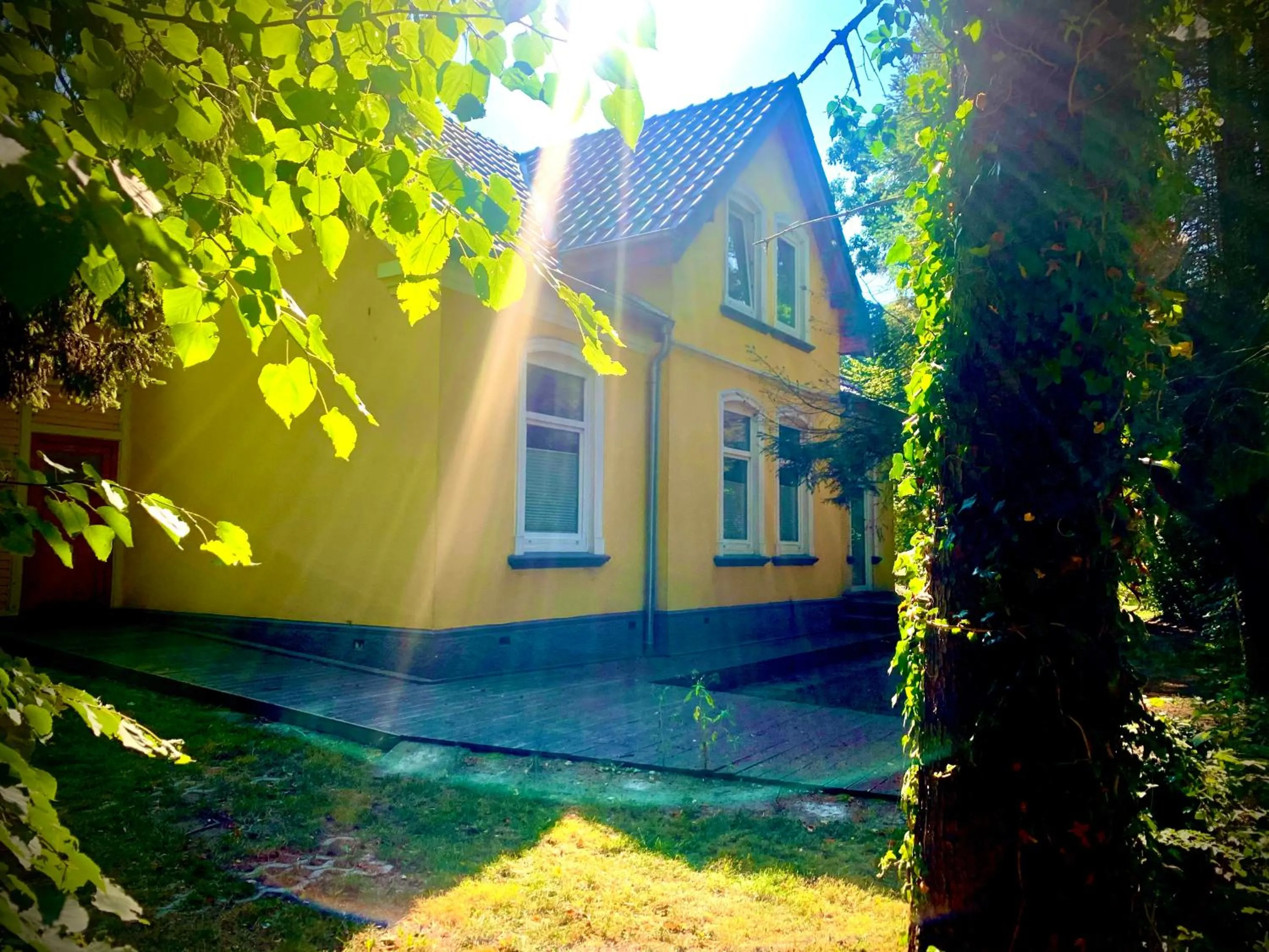 Facade/entrance in Seaside‘s Villa Kunterbunt