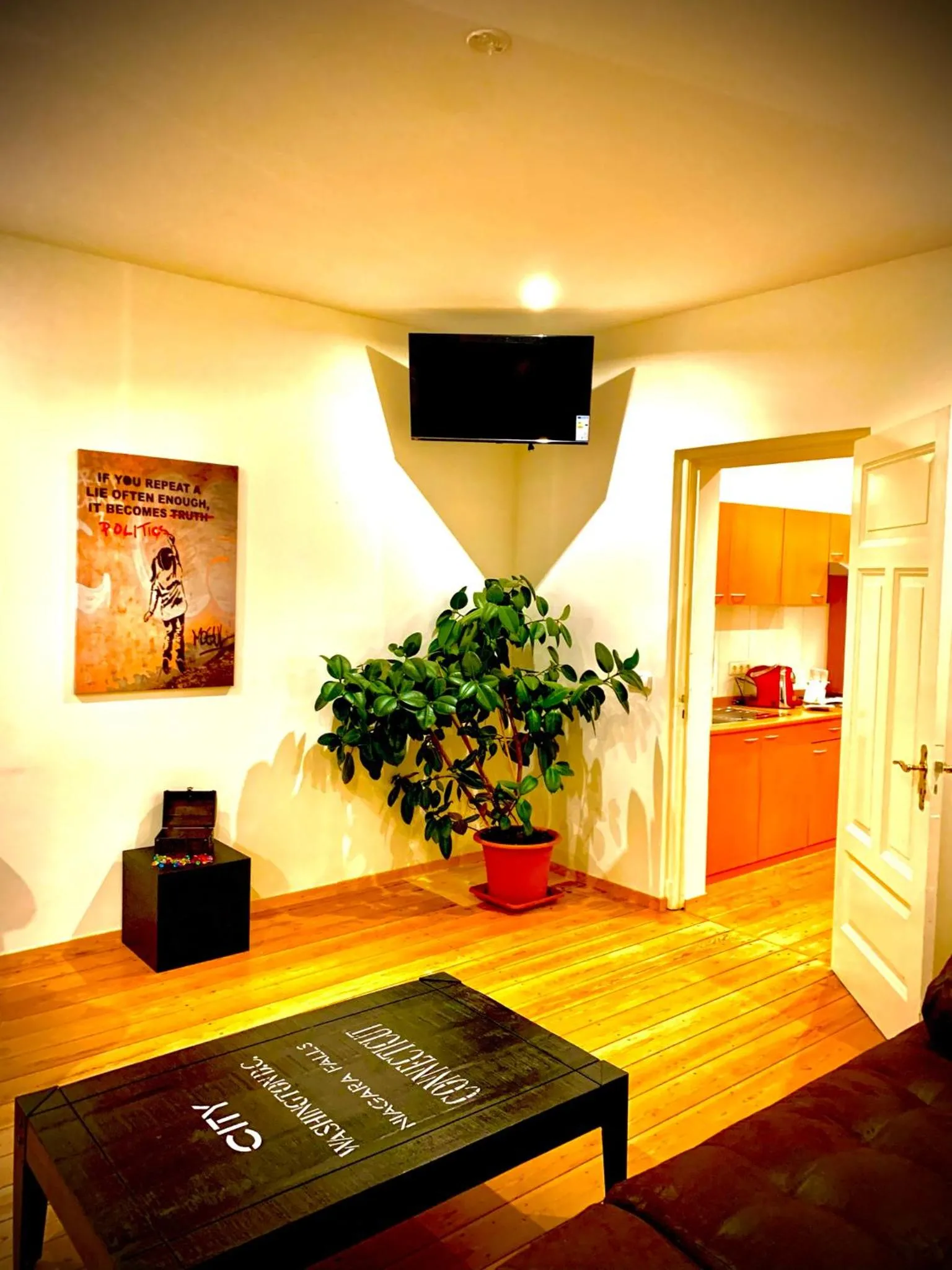 Living room in Seaside‘s Villa Kunterbunt