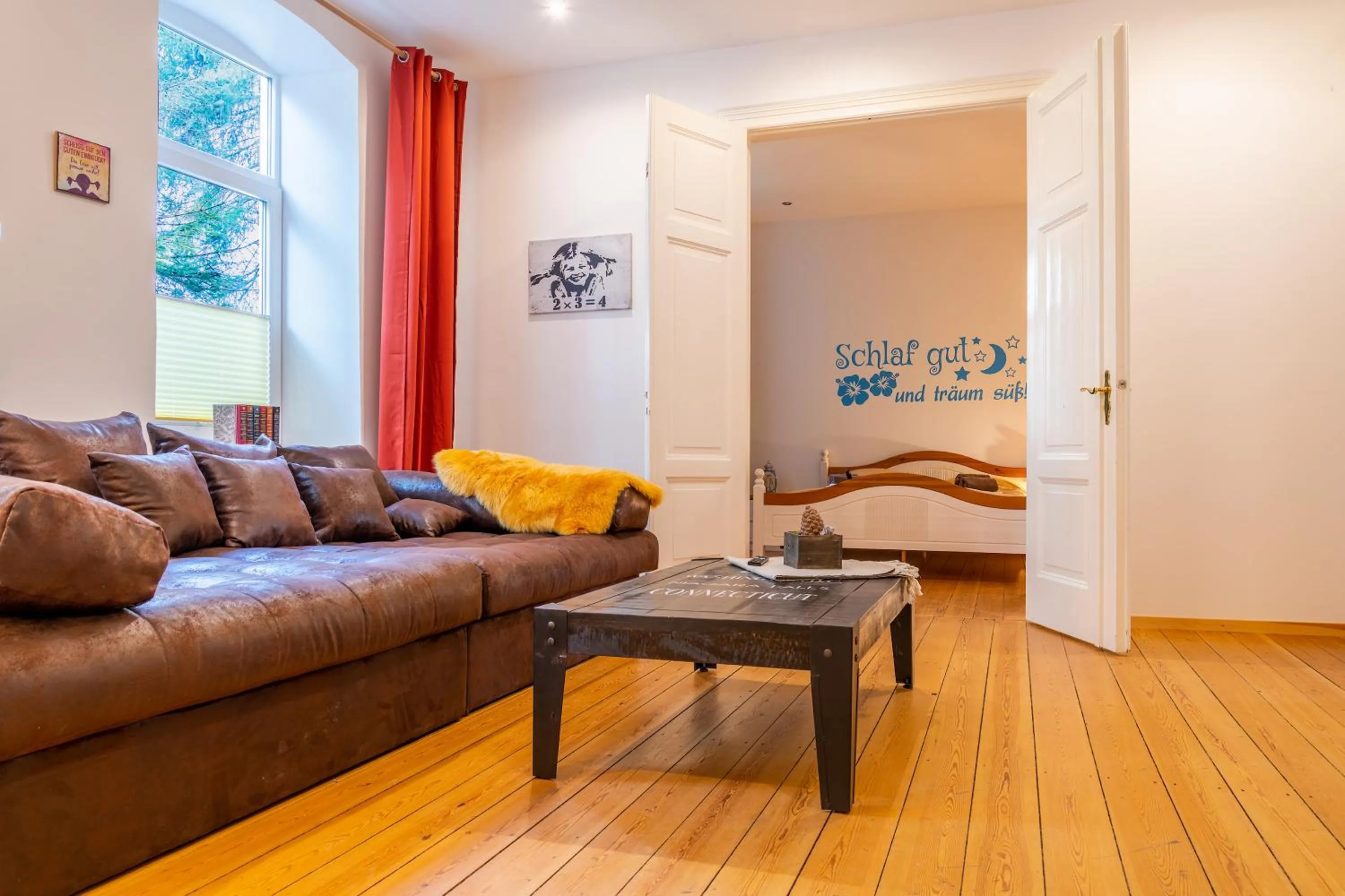 Living room in Seaside‘s Villa Kunterbunt