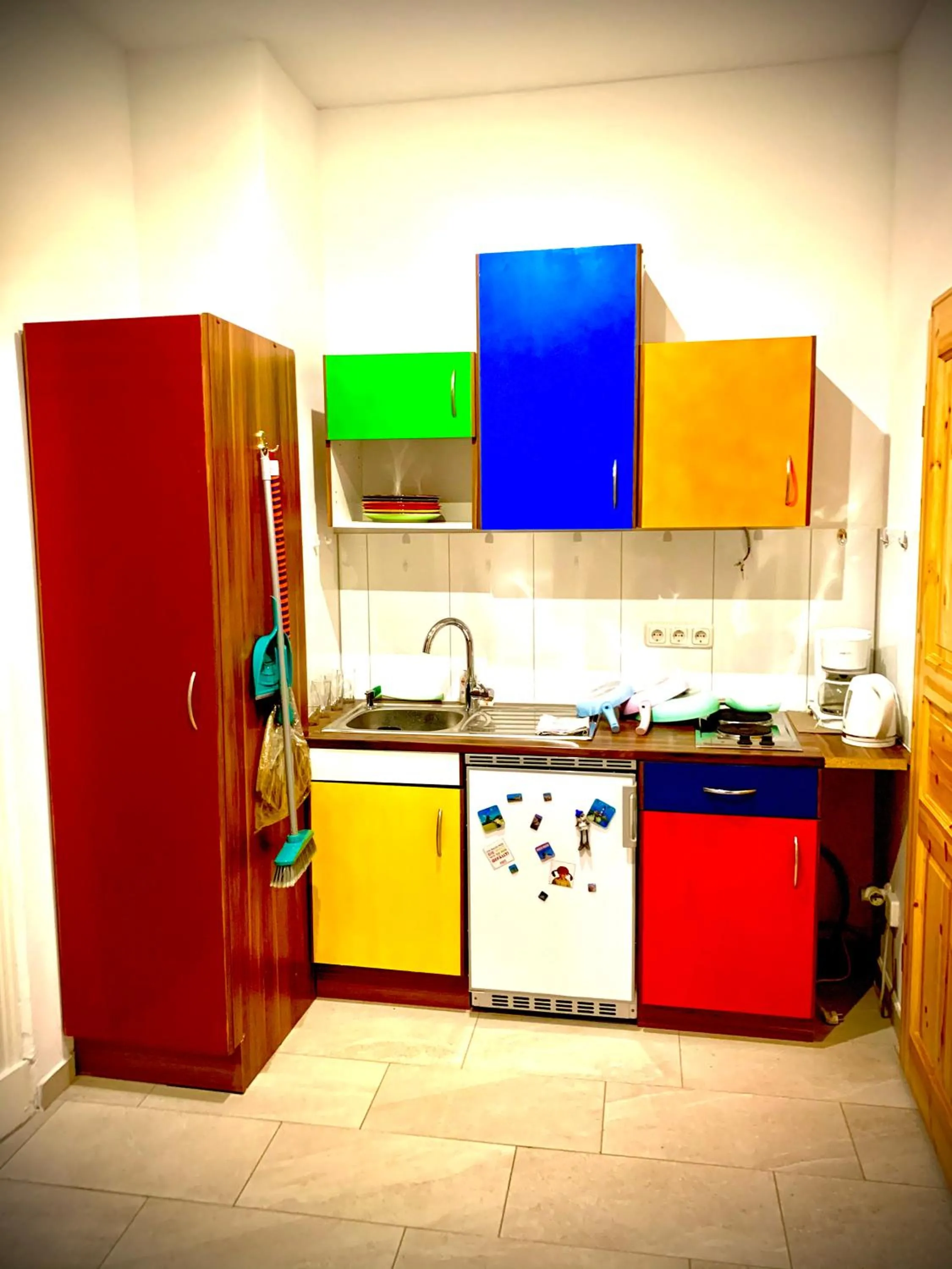 Kitchen or kitchenette in Seaside‘s Villa Kunterbunt