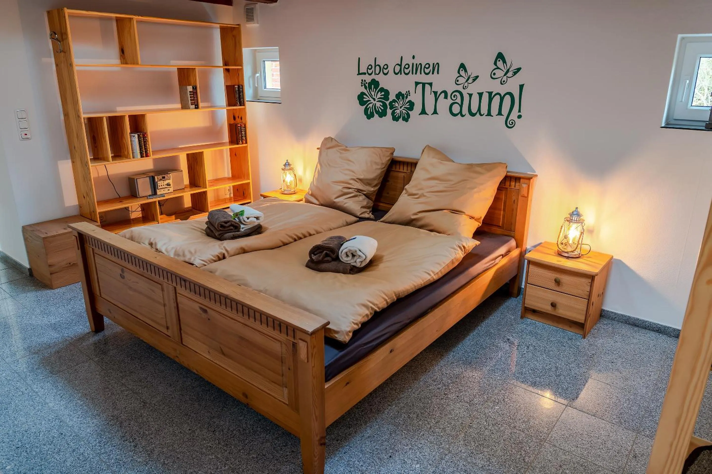 Bed in Seaside‘s Villa Kunterbunt
