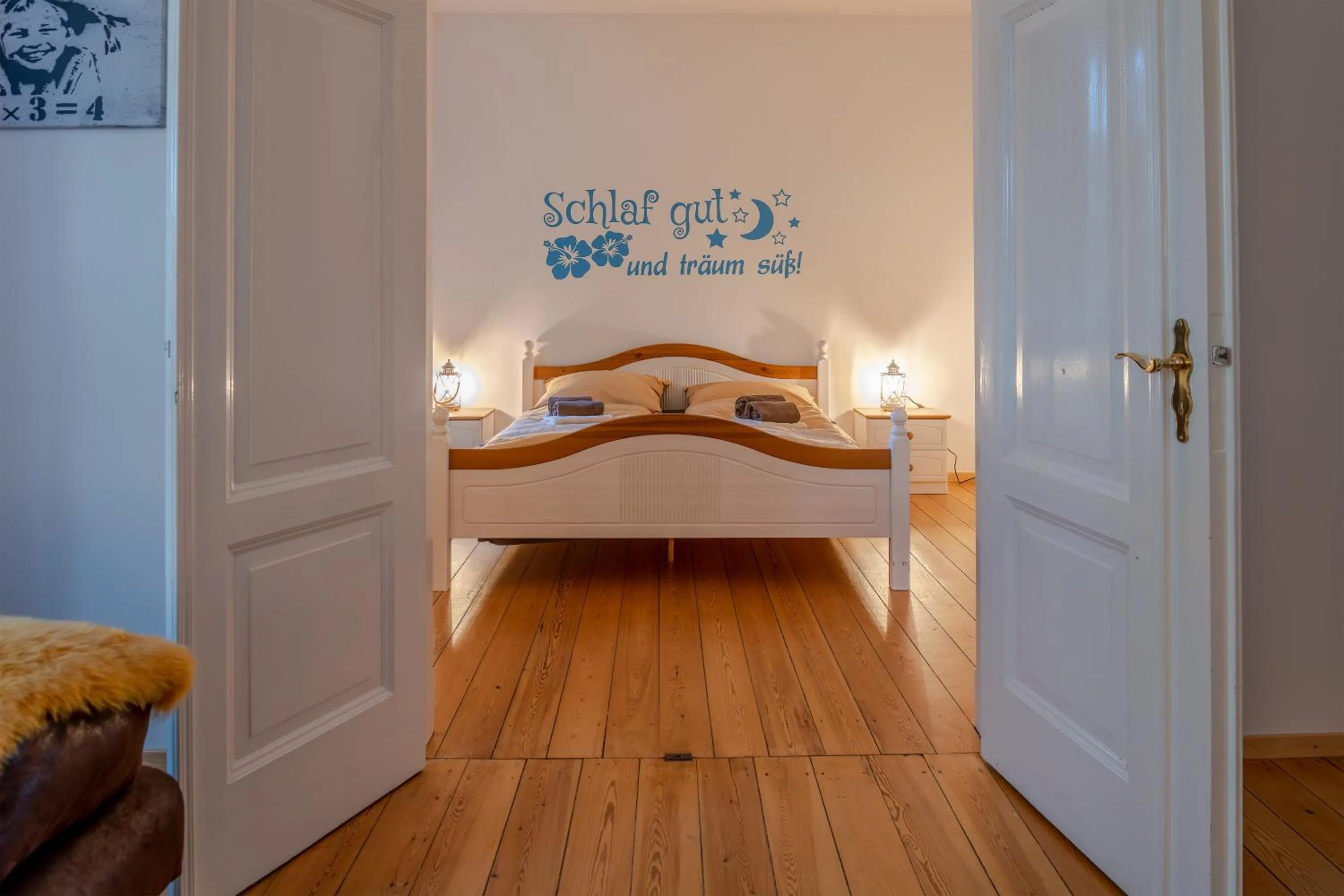 Bed in Seaside‘s Villa Kunterbunt