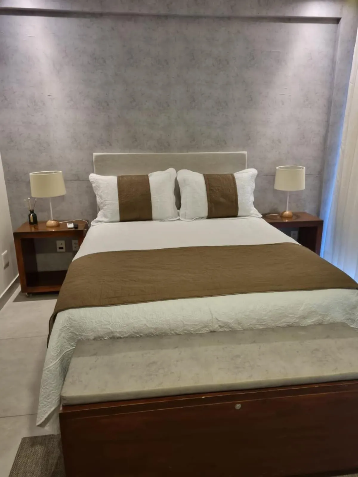 Bed in FLAT NA PRINCIPAL DE PIPA