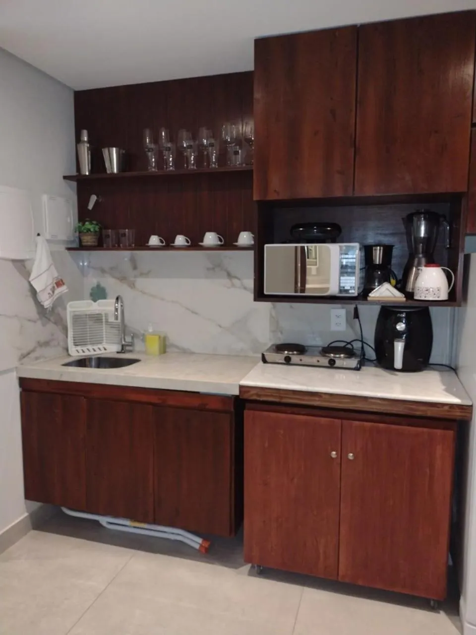 Kitchen or kitchenette in FLAT NA PRINCIPAL DE PIPA
