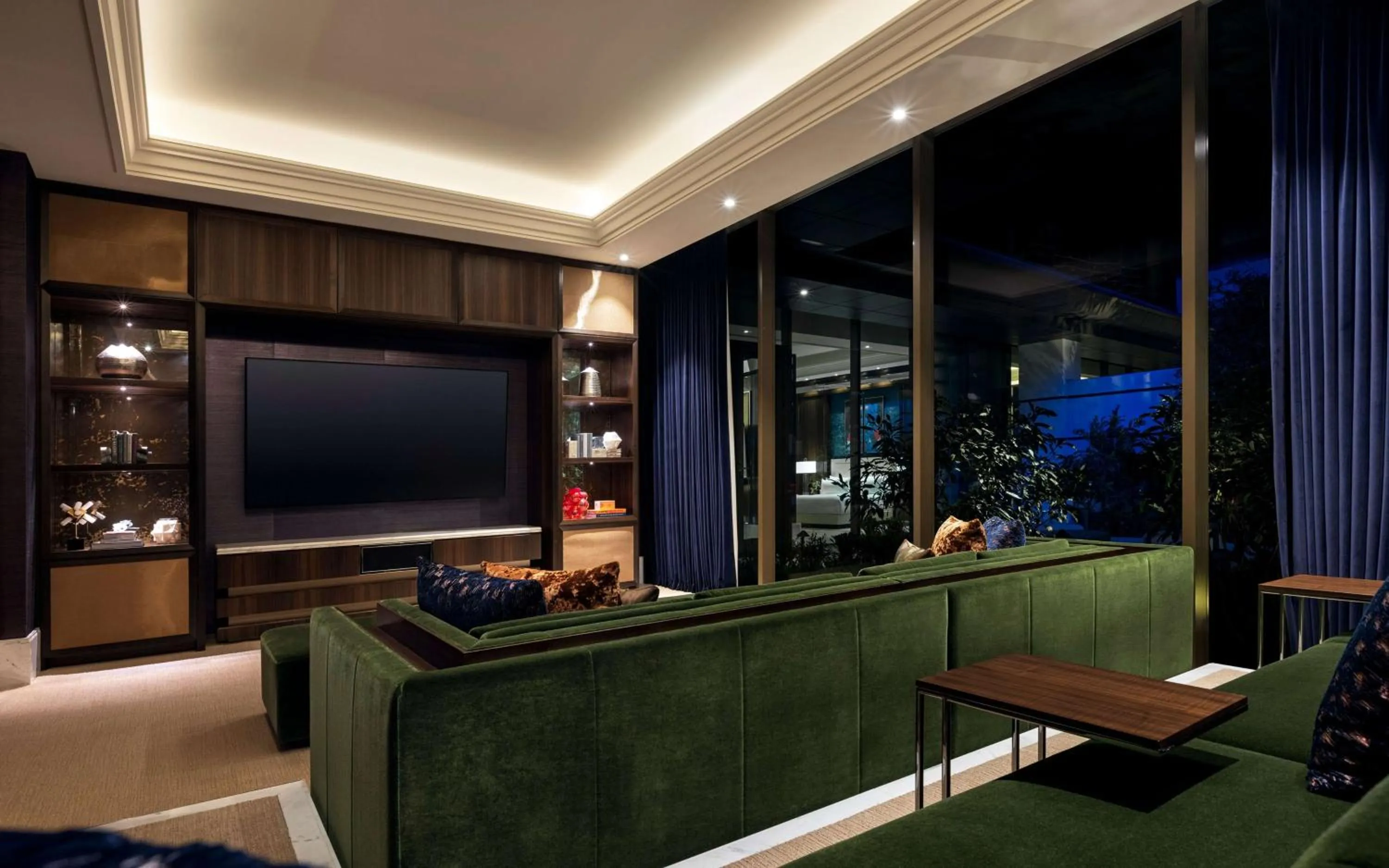 Living room in Crockfords Las Vegas, LXR Hotels & Resorts at Resorts World