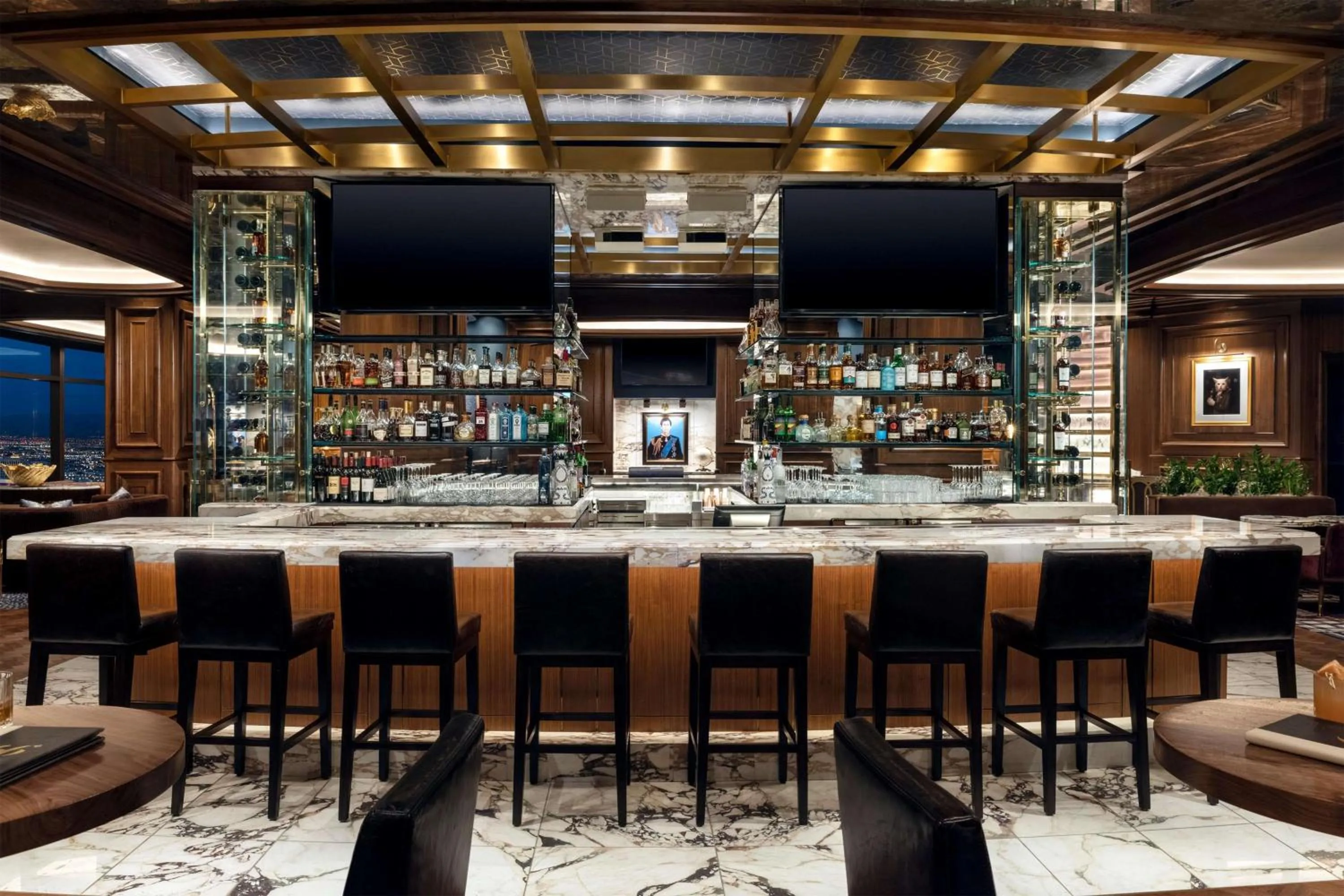 Lounge or bar in Crockfords Las Vegas, LXR Hotels & Resorts at Resorts World