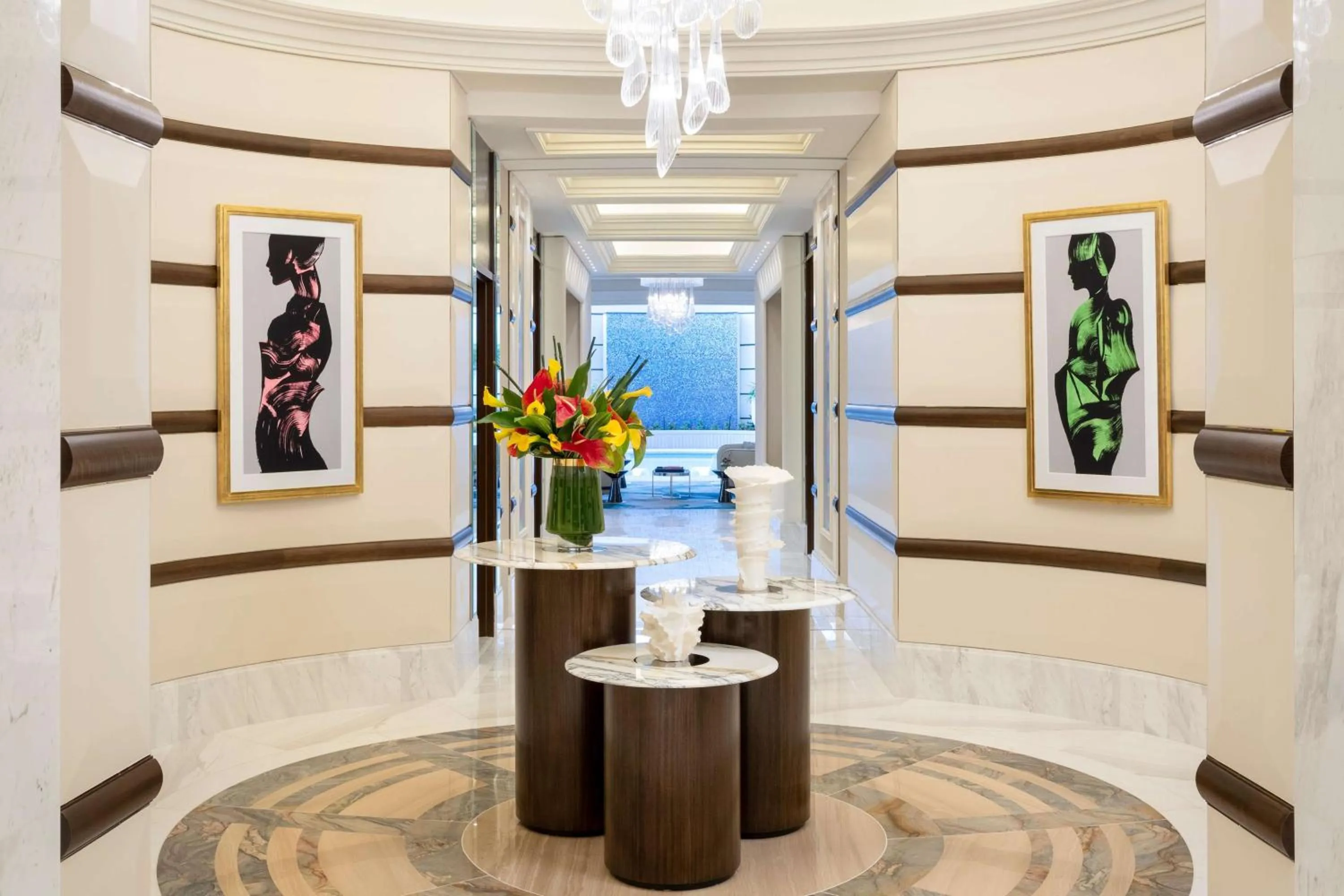 Living room in Crockfords Las Vegas, LXR Hotels & Resorts at Resorts World