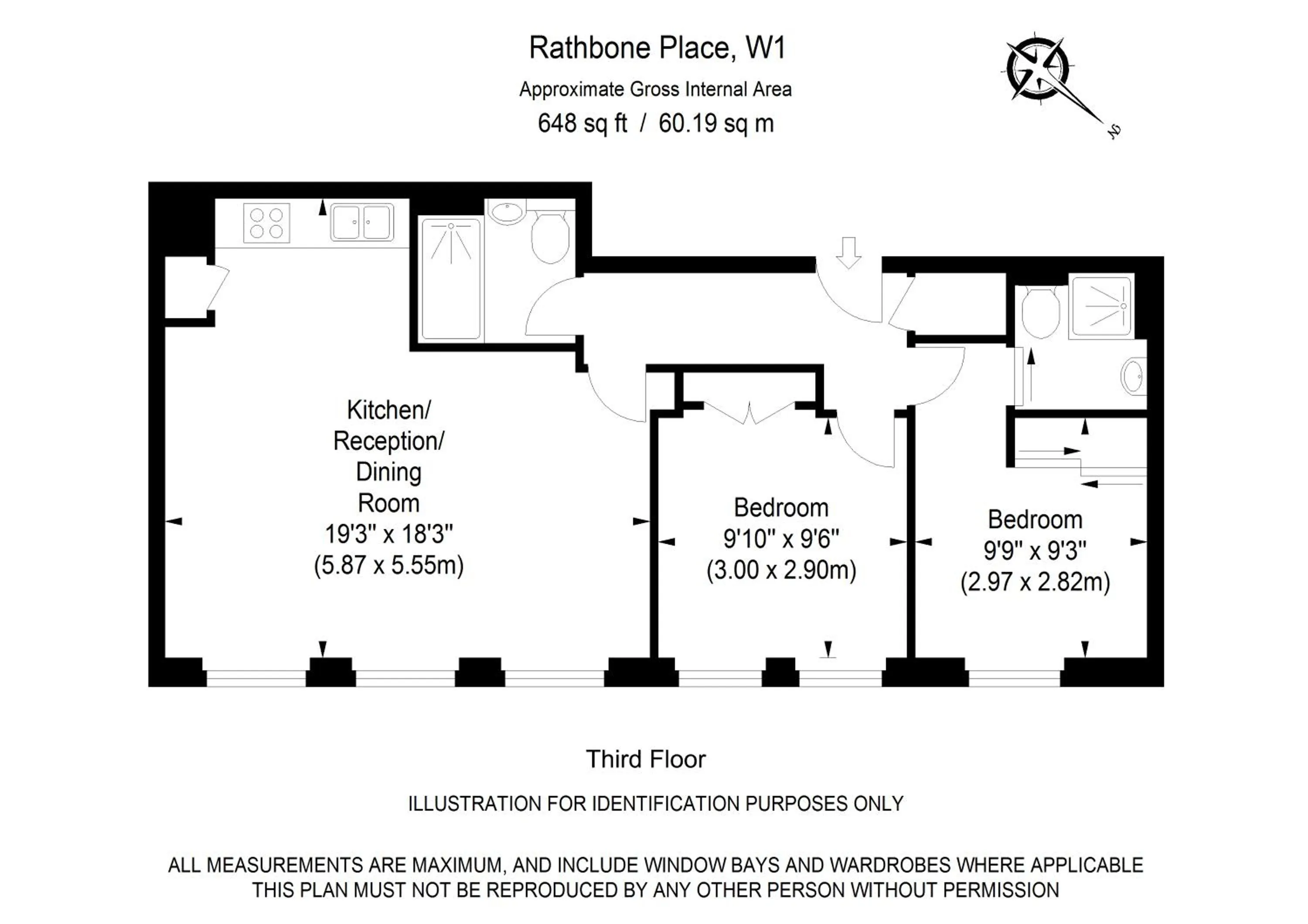 Floor plan in Urban Chic - Rathbone